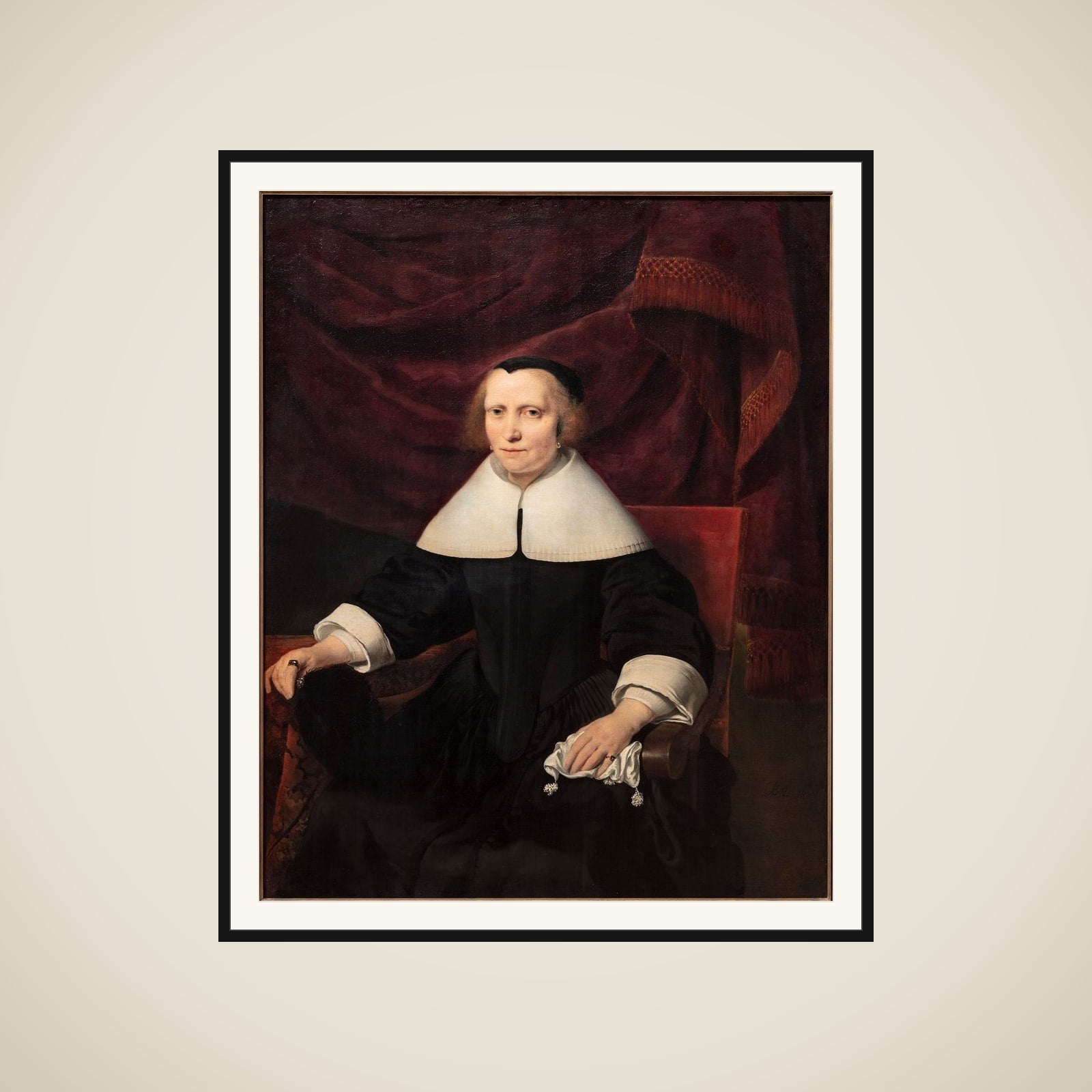 Kvindeportræt framed