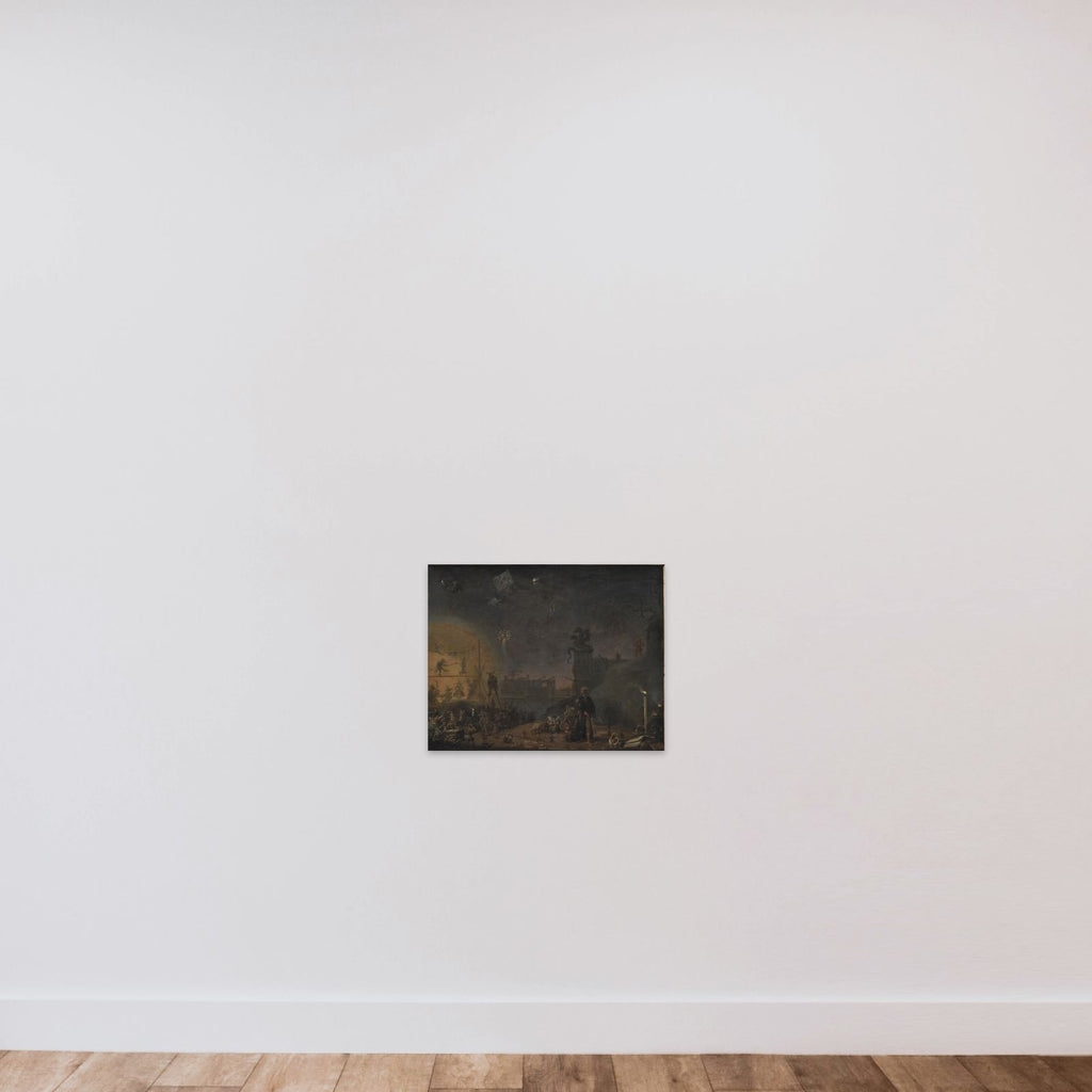 Søndagsbarnets syn unframed — shown to scale