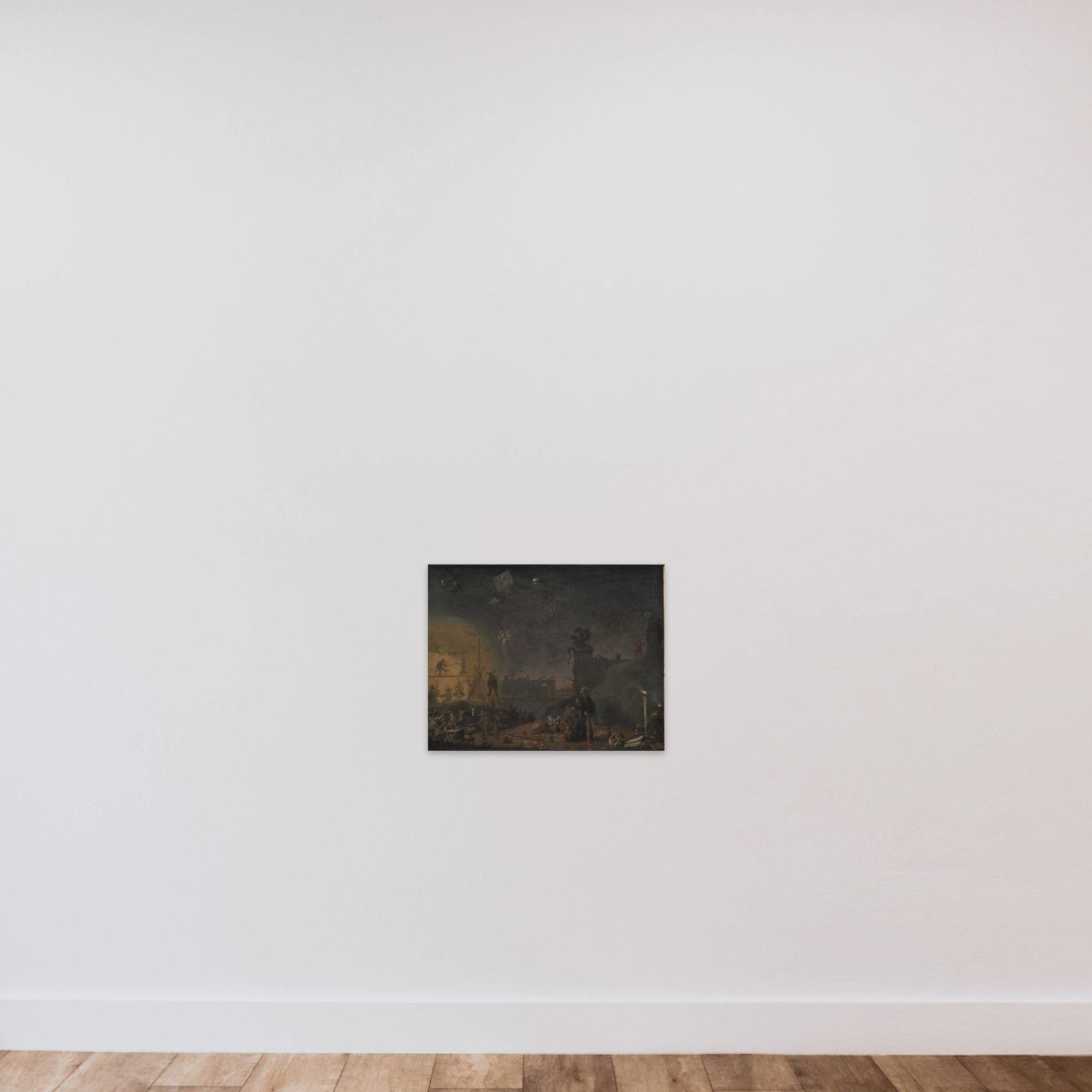 Søndagsbarnets syn unframed — shown to scale