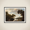 Flodlandskab framed