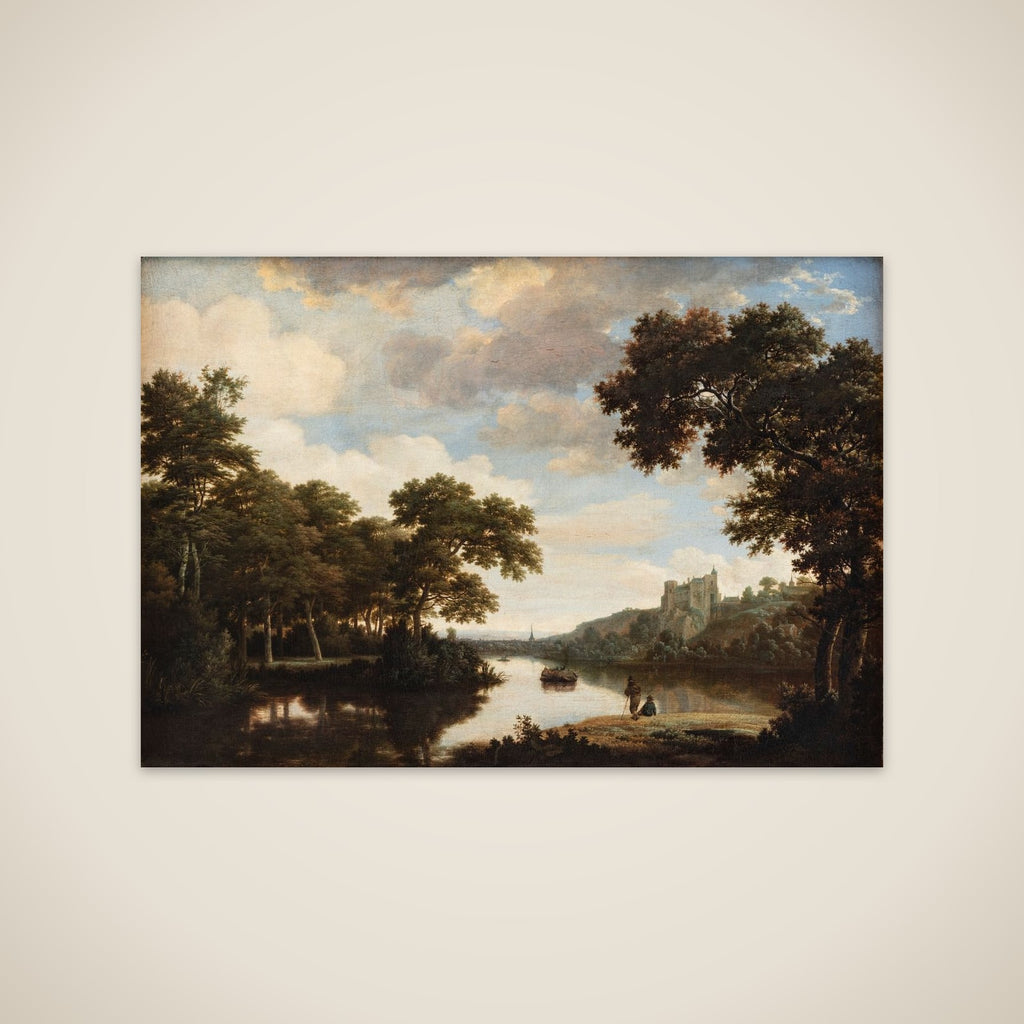 Flodlandskab unframed print