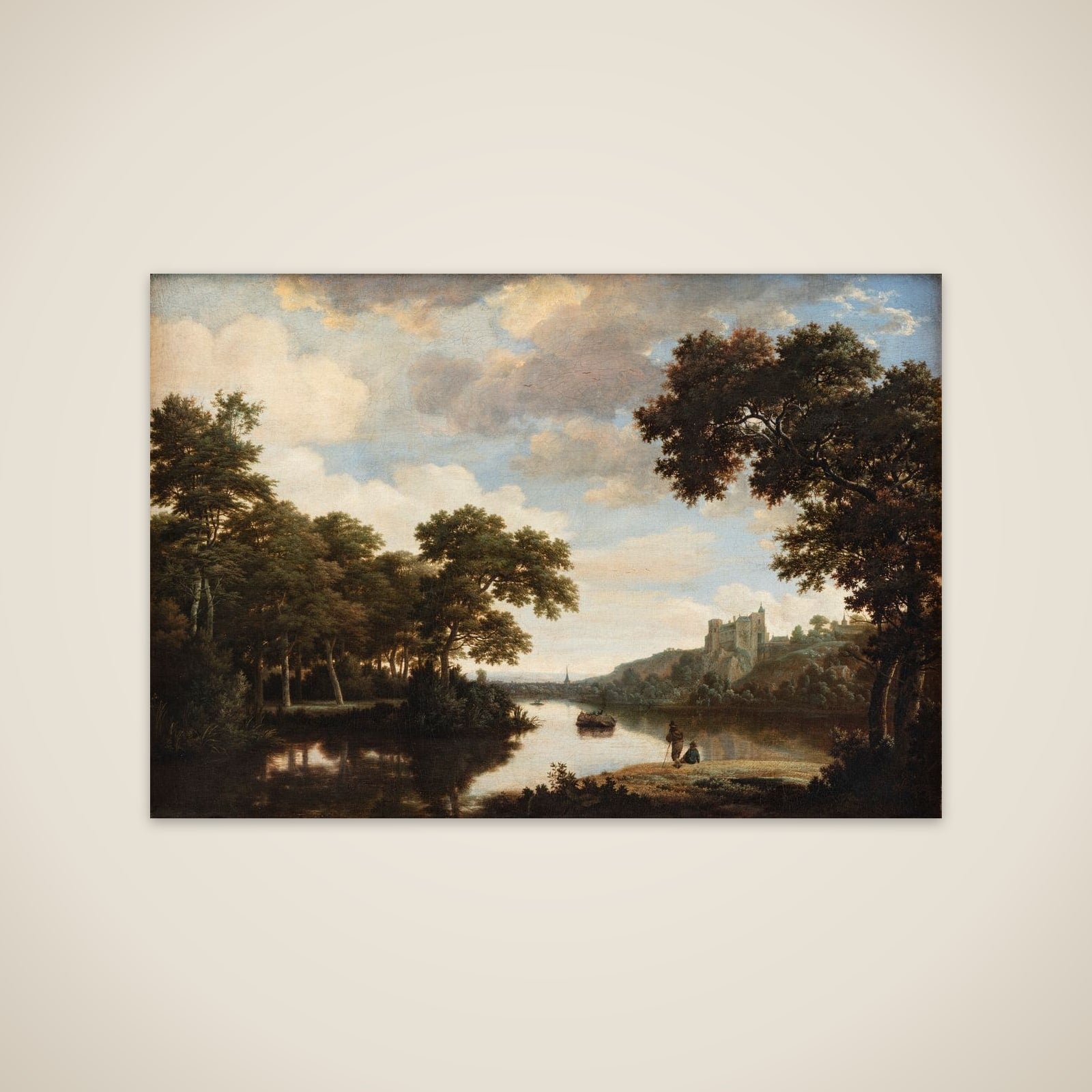 Flodlandskab unframed print