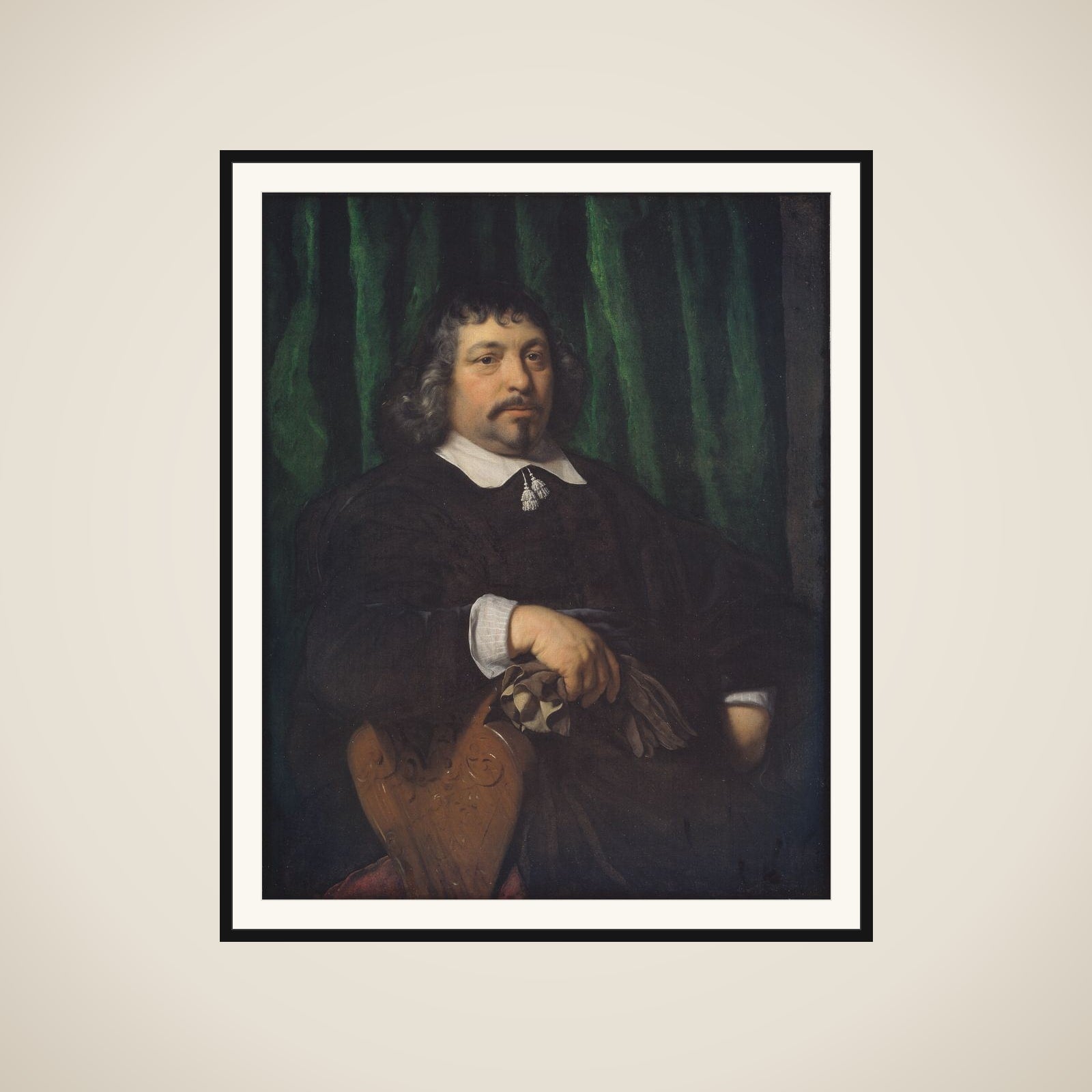 Herreportræt framed