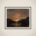 Ildebrand om natten i Amsterdam framed
