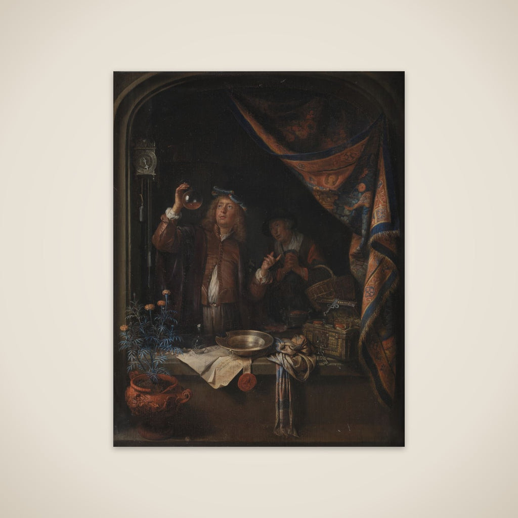 Besøg hos lægen unframed print