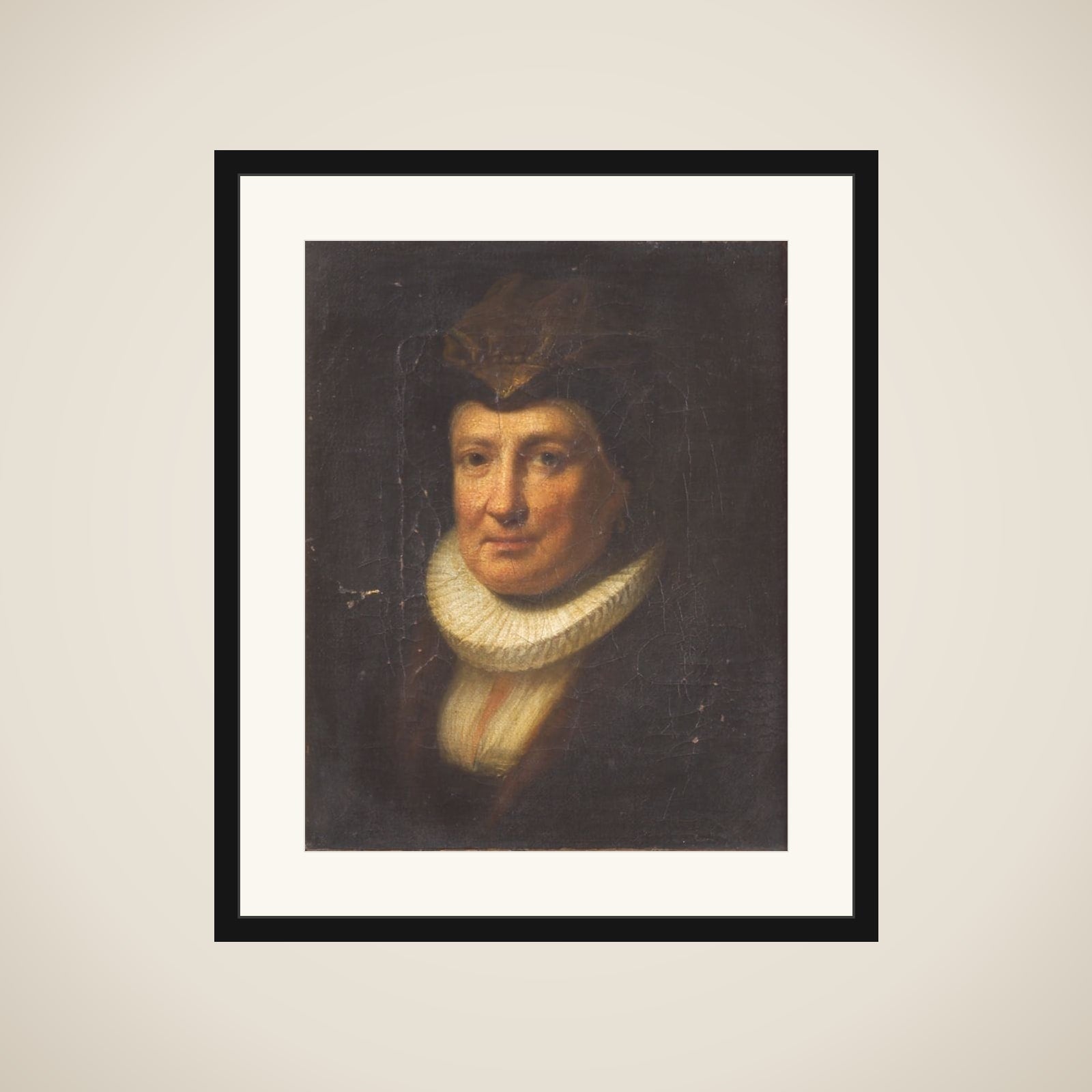 Portræt af kunstnerens moder framed