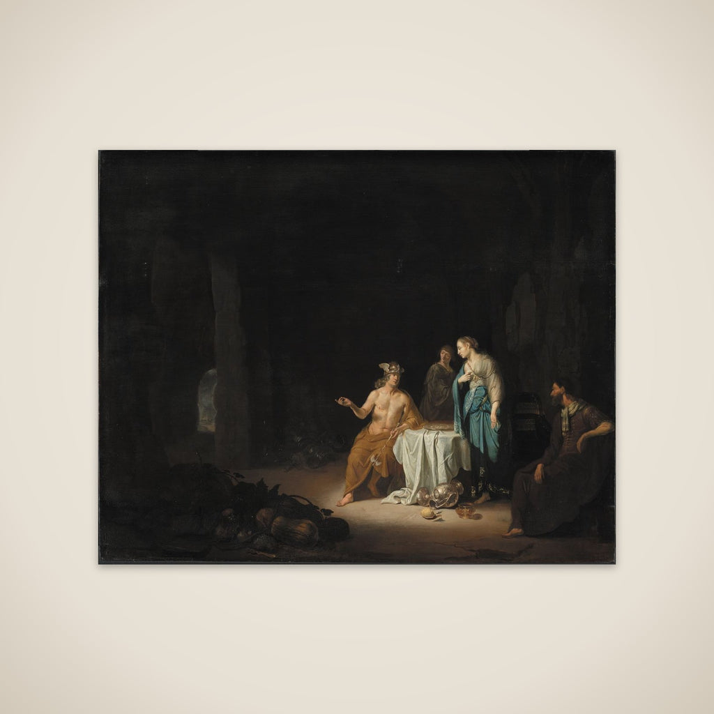 Merkur og Proserpina unframed print