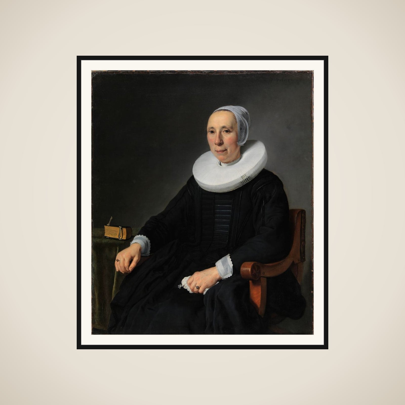 Dameportræt framed