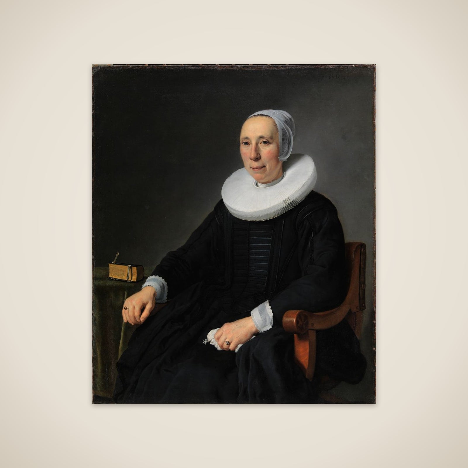 Dameportræt unframed print
