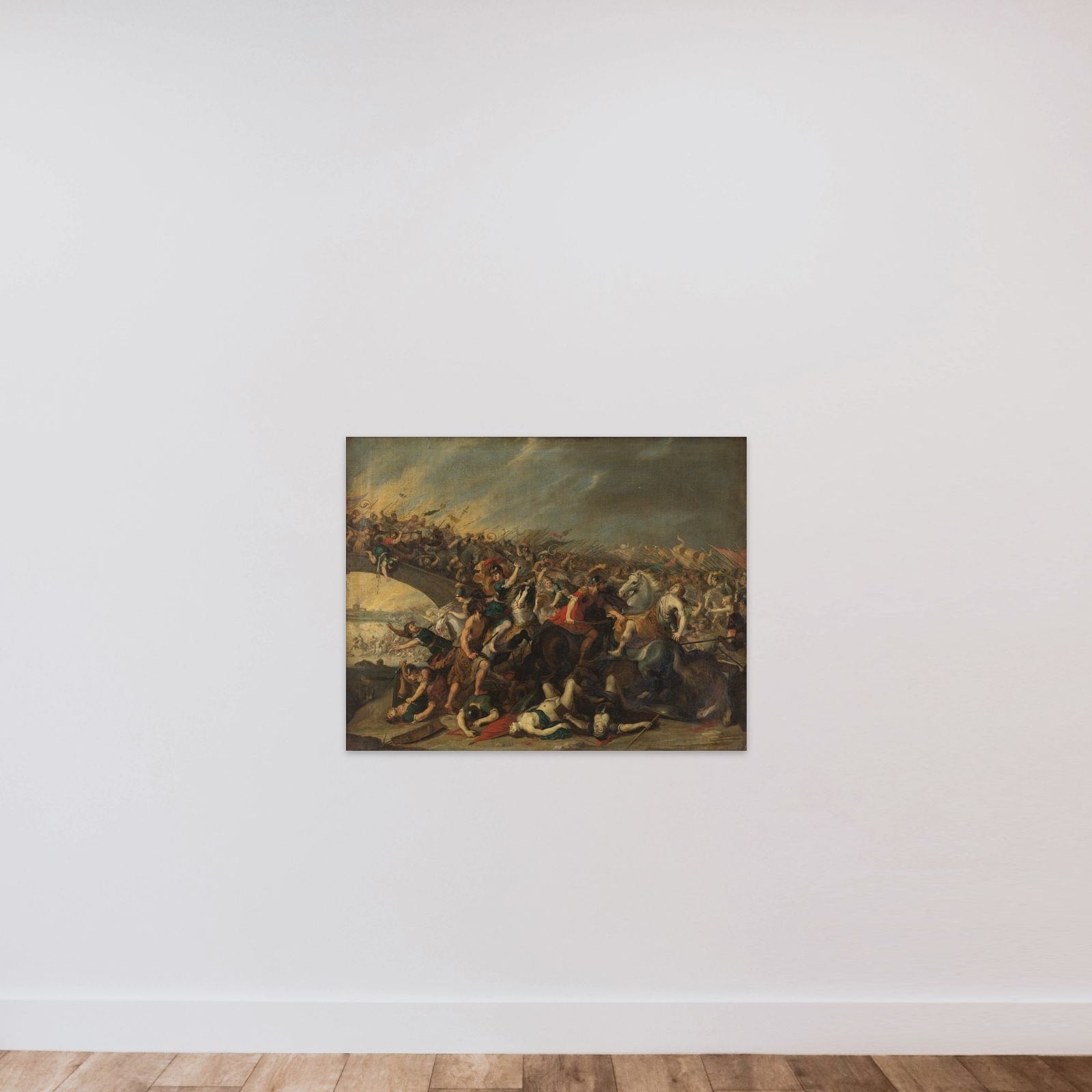 Kamp med amazoner unframed — shown to scale