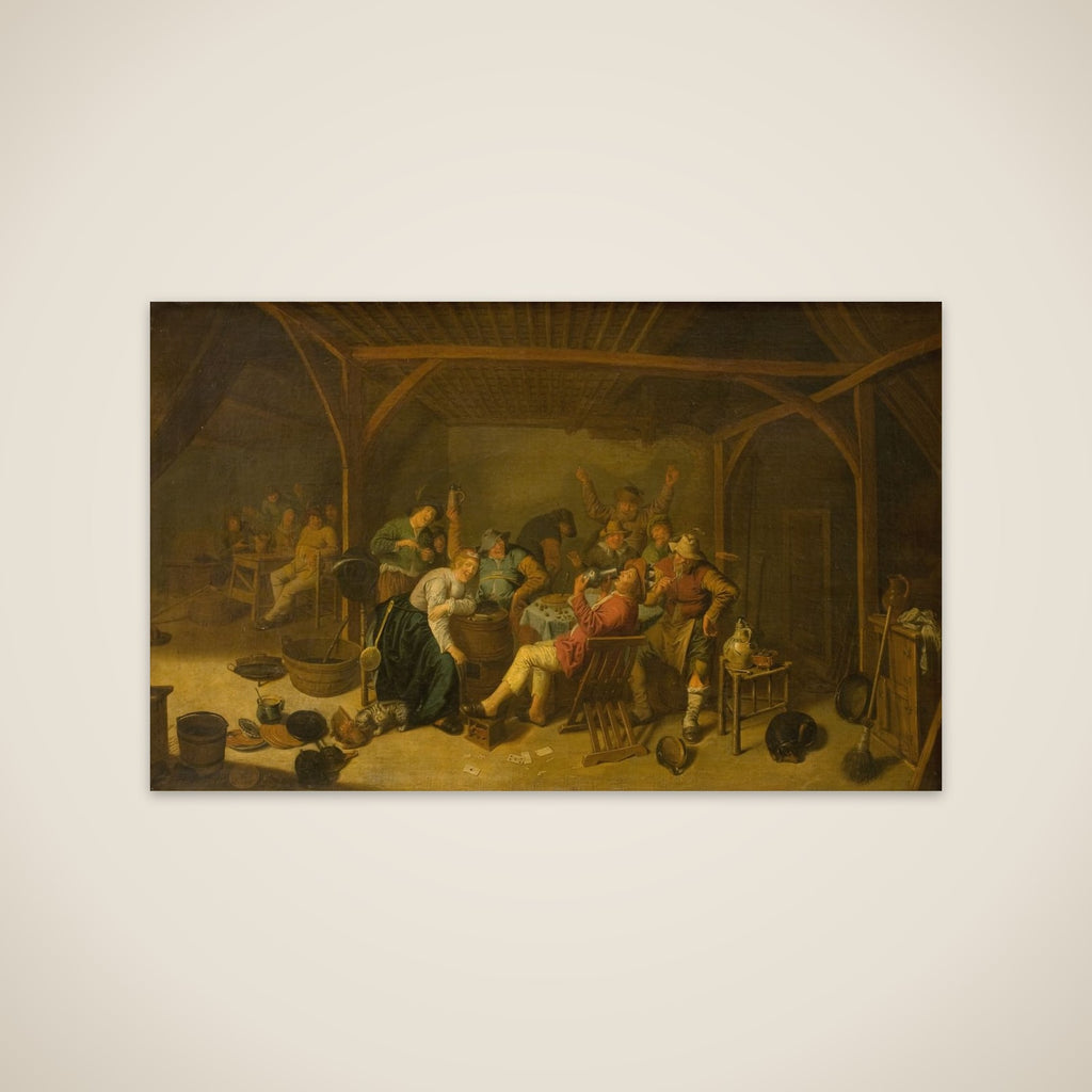 Bønnekongen drikker unframed print
