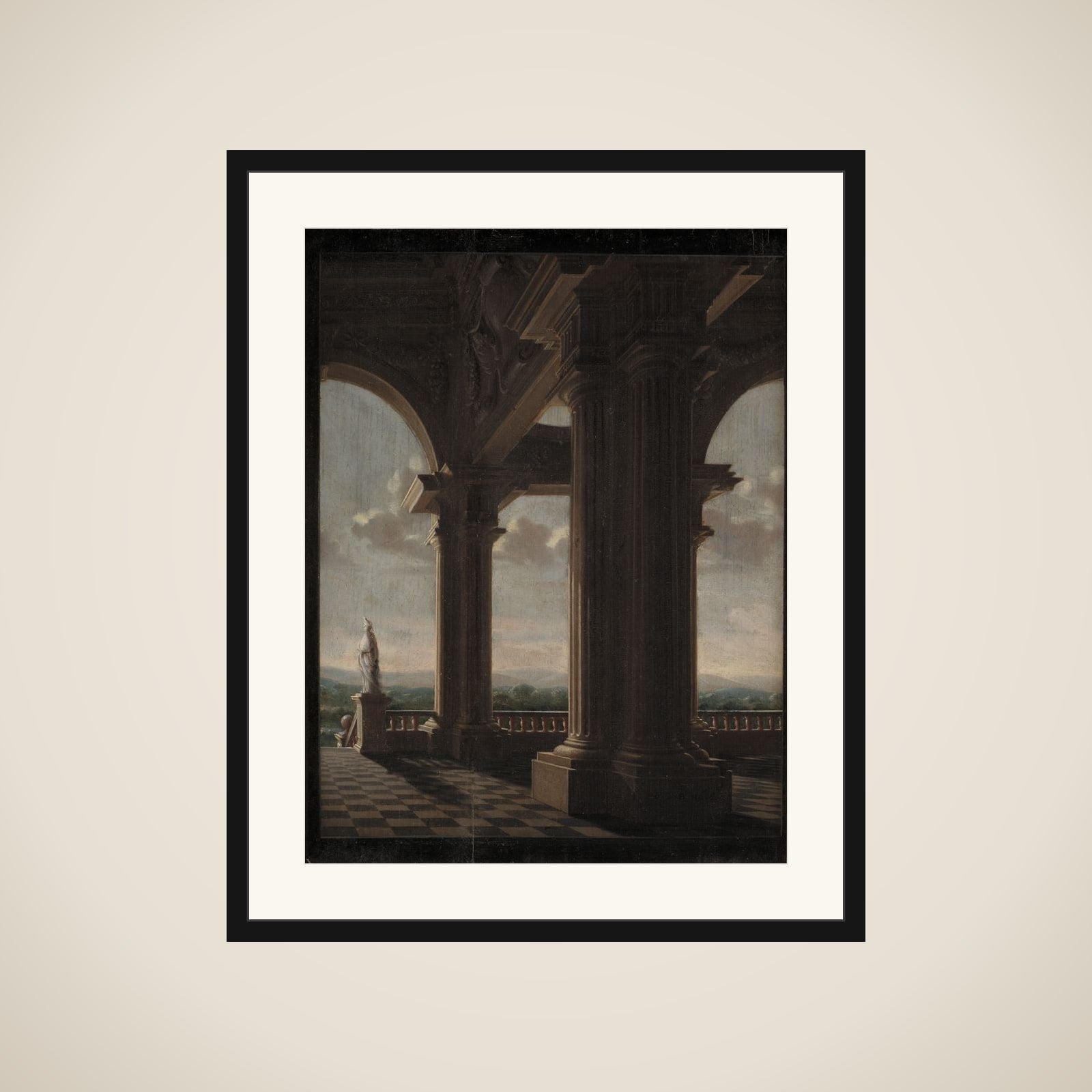 Arkitekturbillede framed