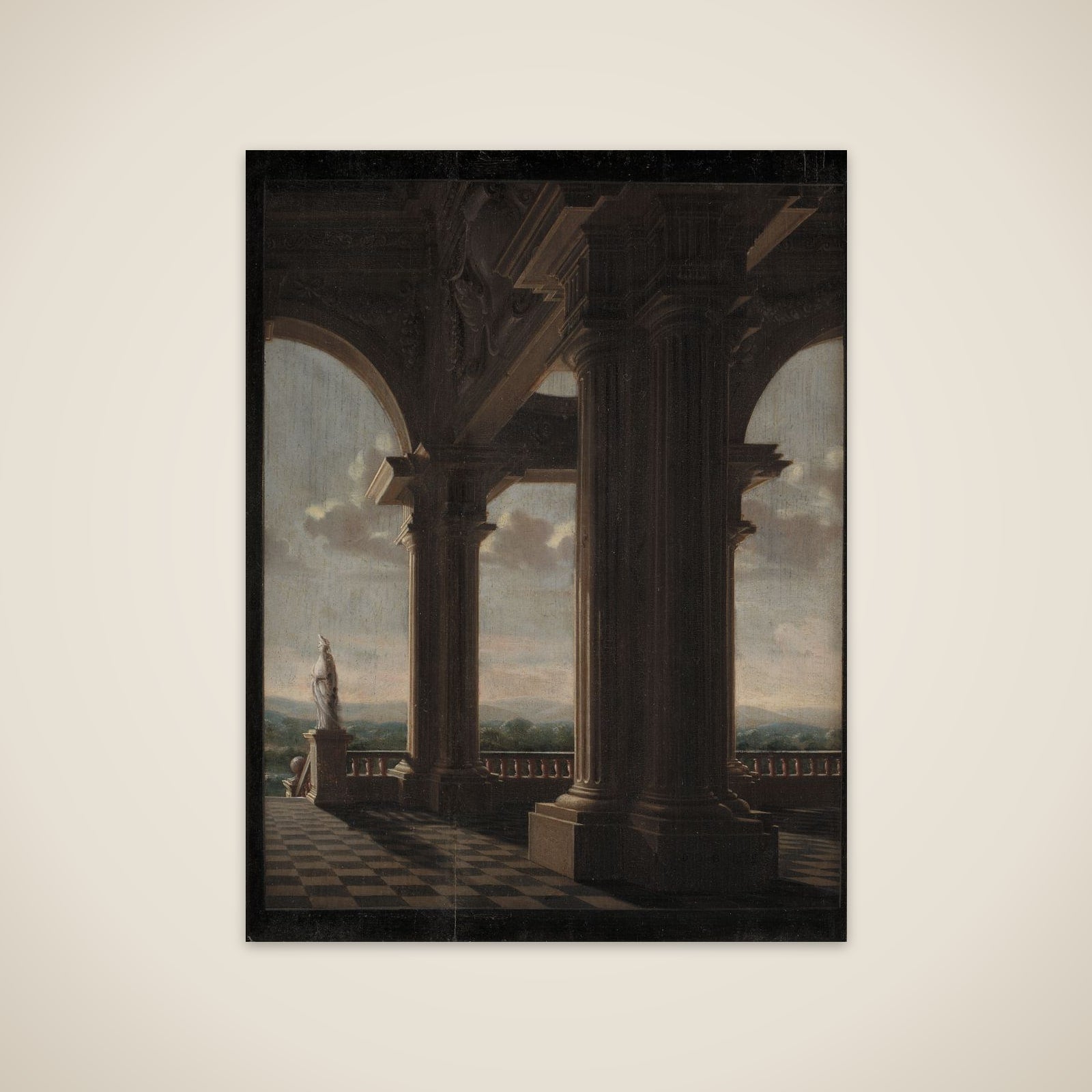 Arkitekturbillede unframed print