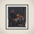 En syg bondekone framed