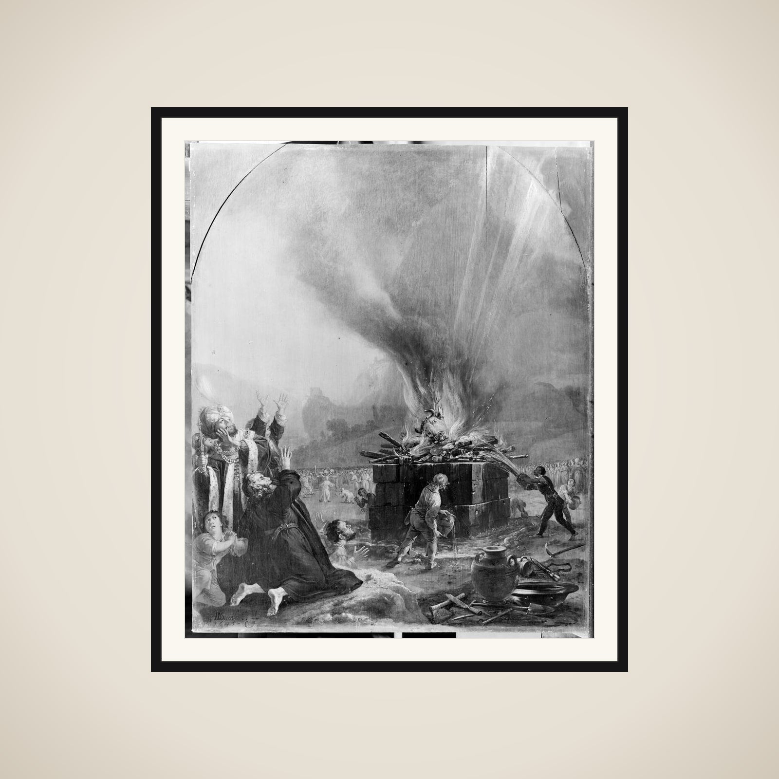 Elias' ofring framed