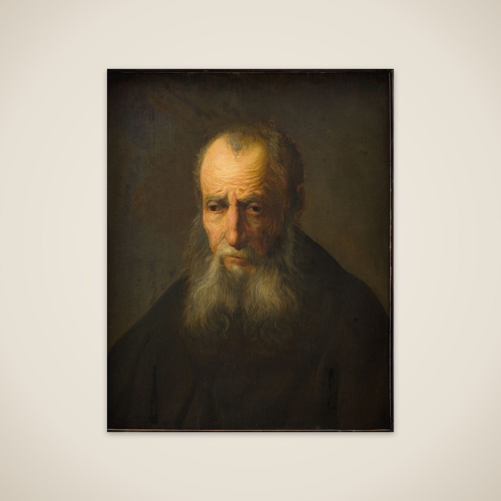 Den sørgmodige olding unframed print