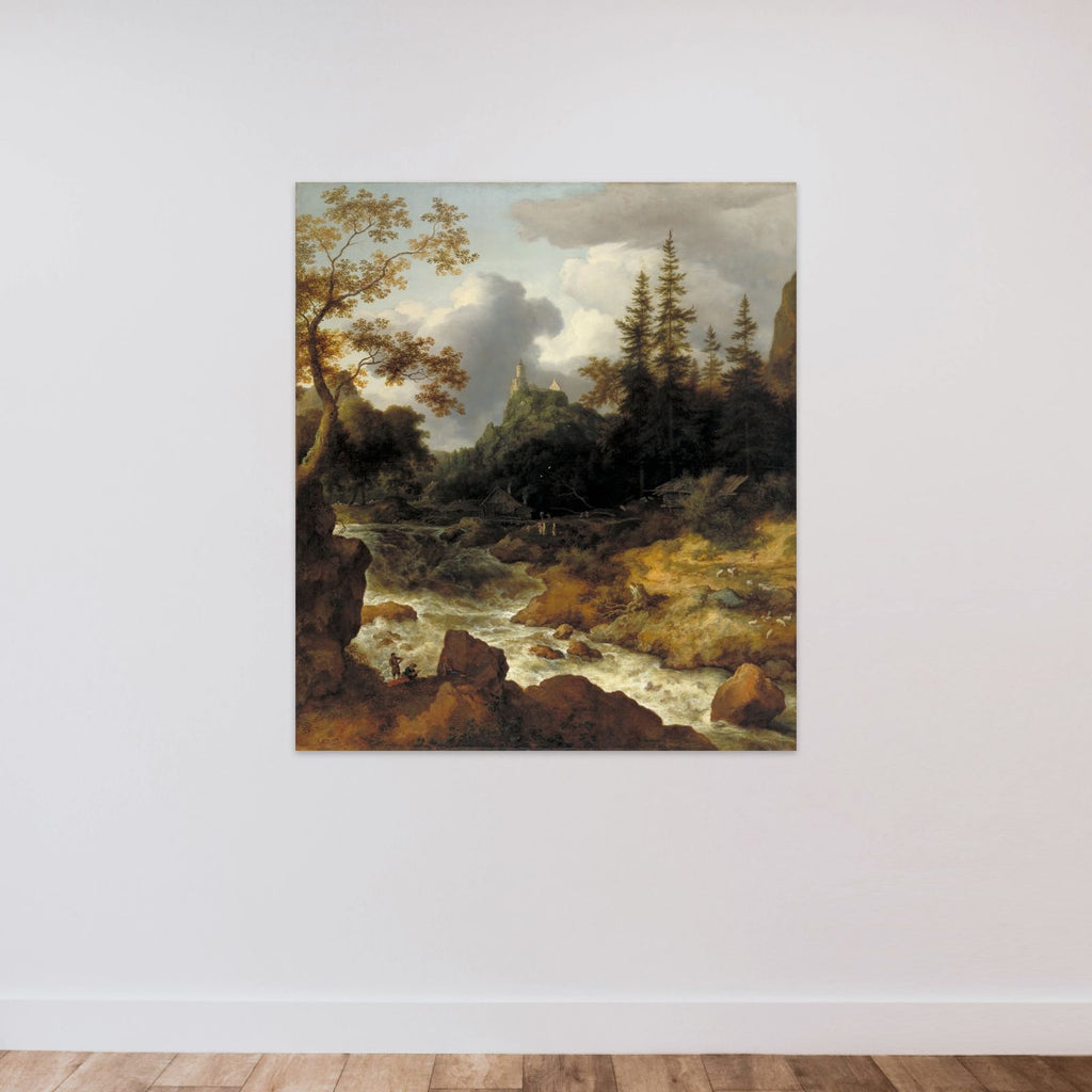 En norsk egn unframed — shown to scale
