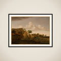 Hollandsk landsby framed