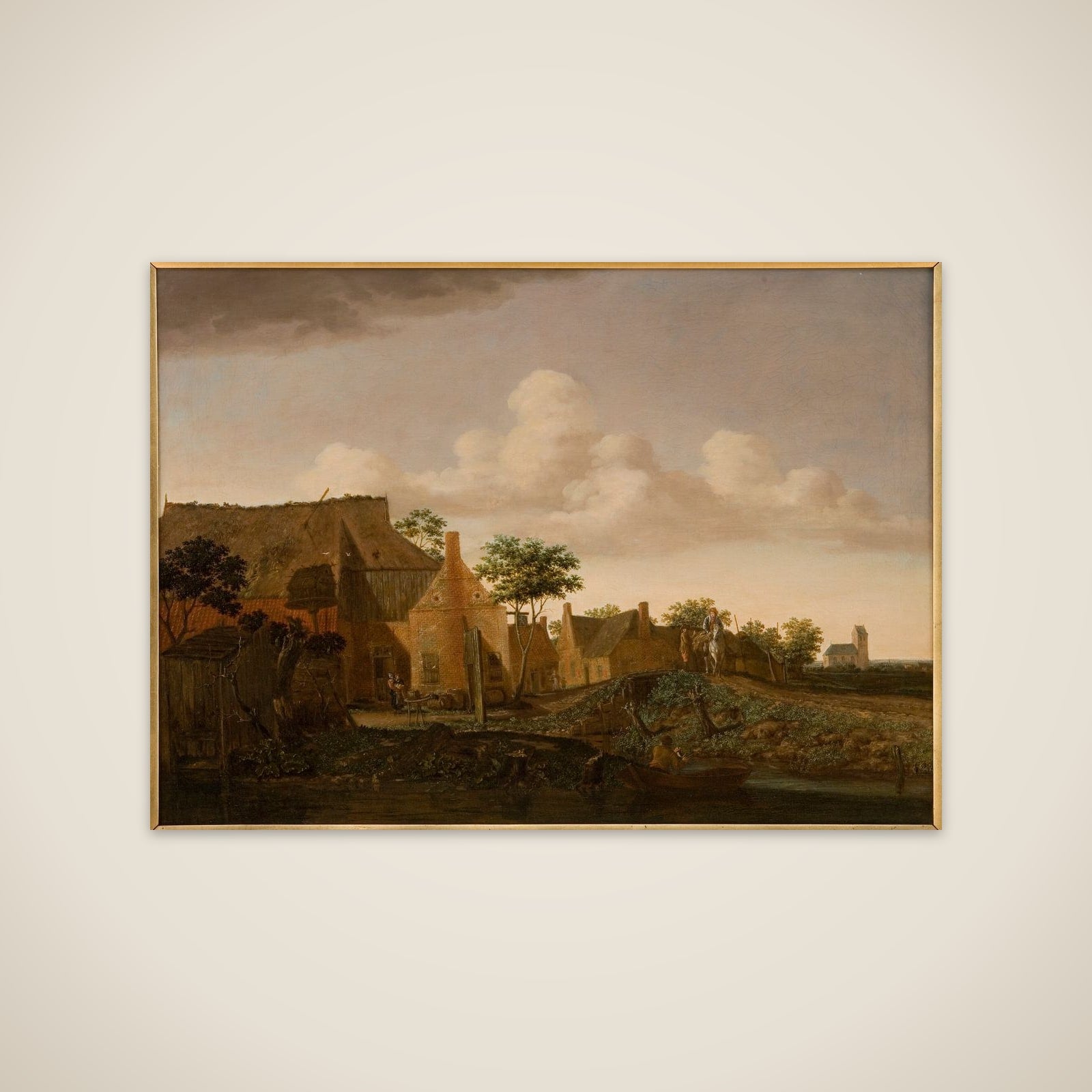 Hollandsk landsby unframed print