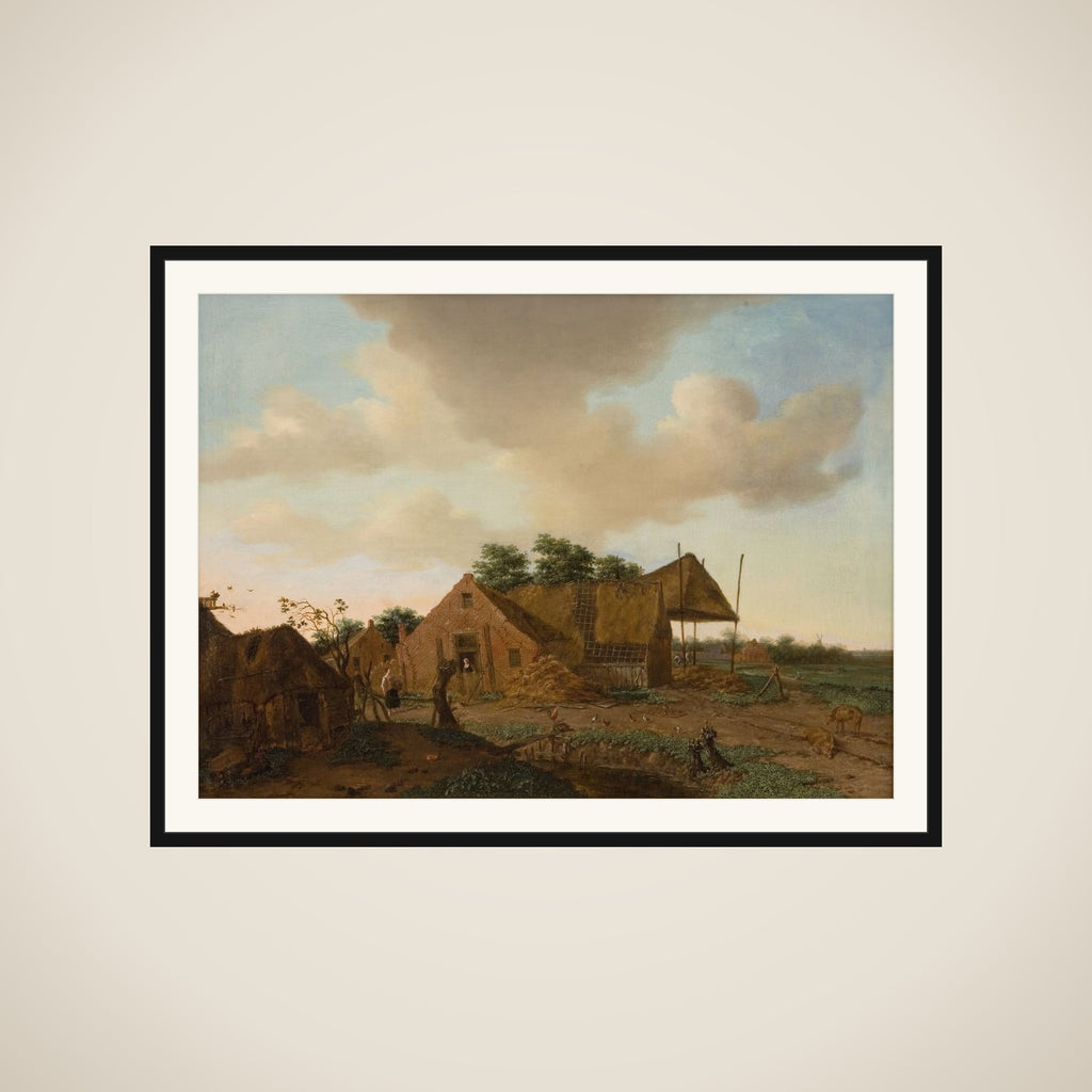Hollandsk bondegård framed