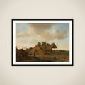 Hollandsk bondegård framed