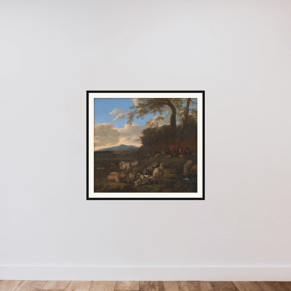 Fårehjorden framed — shown to scale