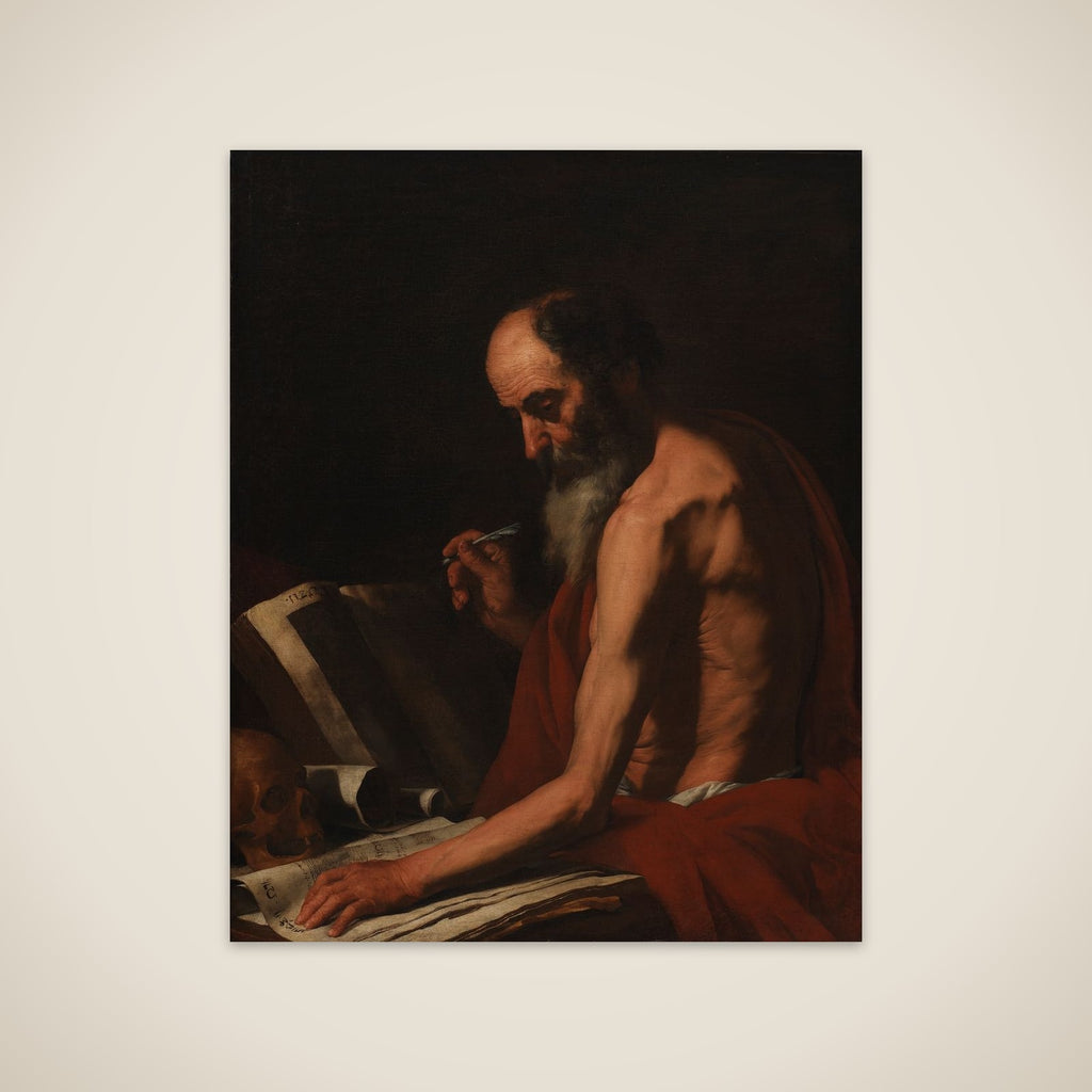 Den hellige Hieronymus unframed print