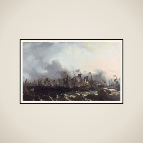 "Firedags søslaget" den 11.-14.juni 1666 framed