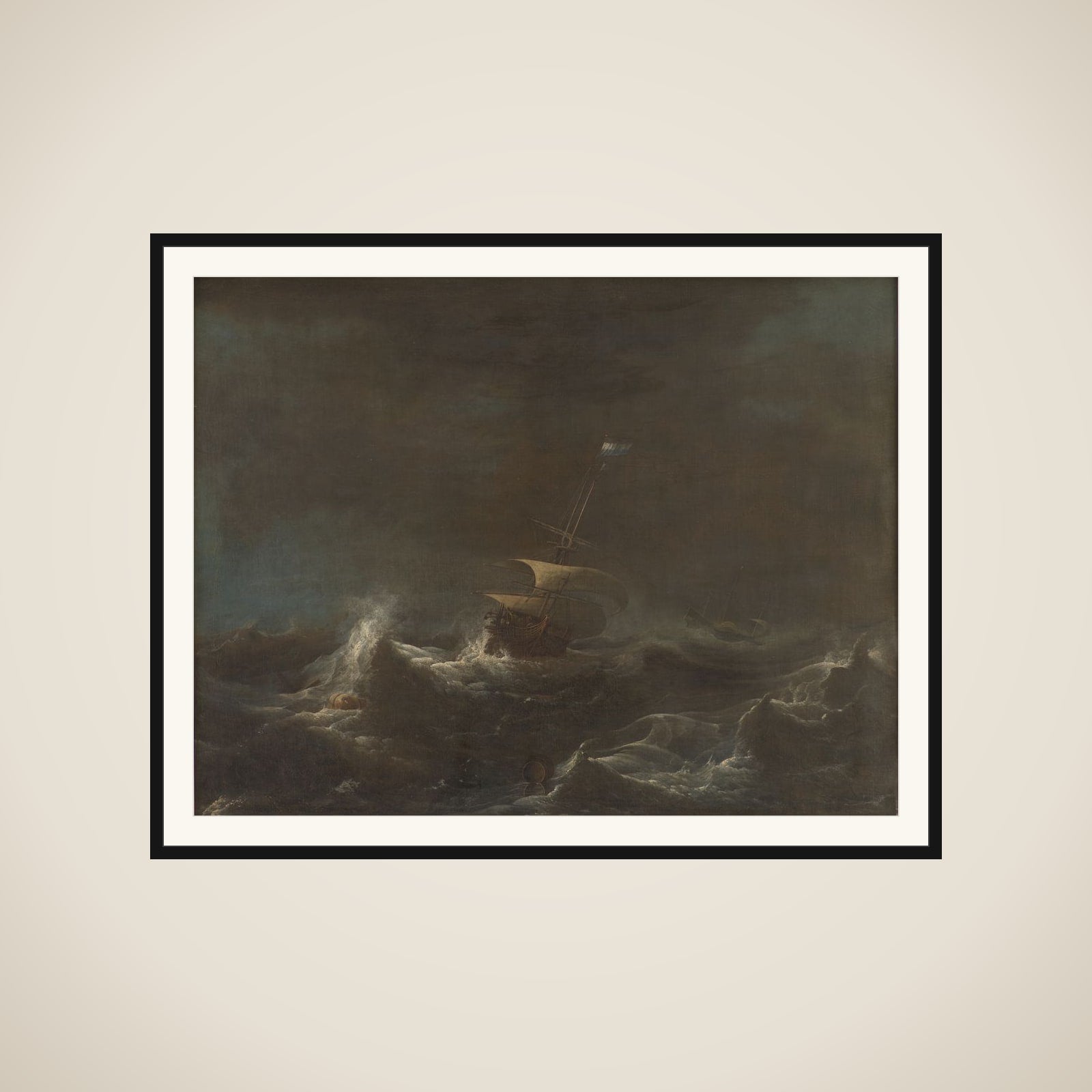 En storm framed
