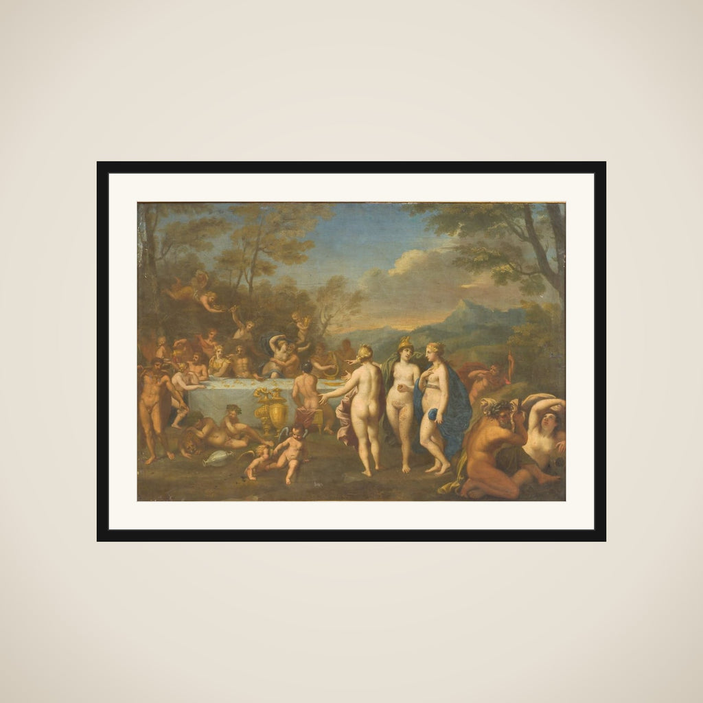 En gudeforsamling framed