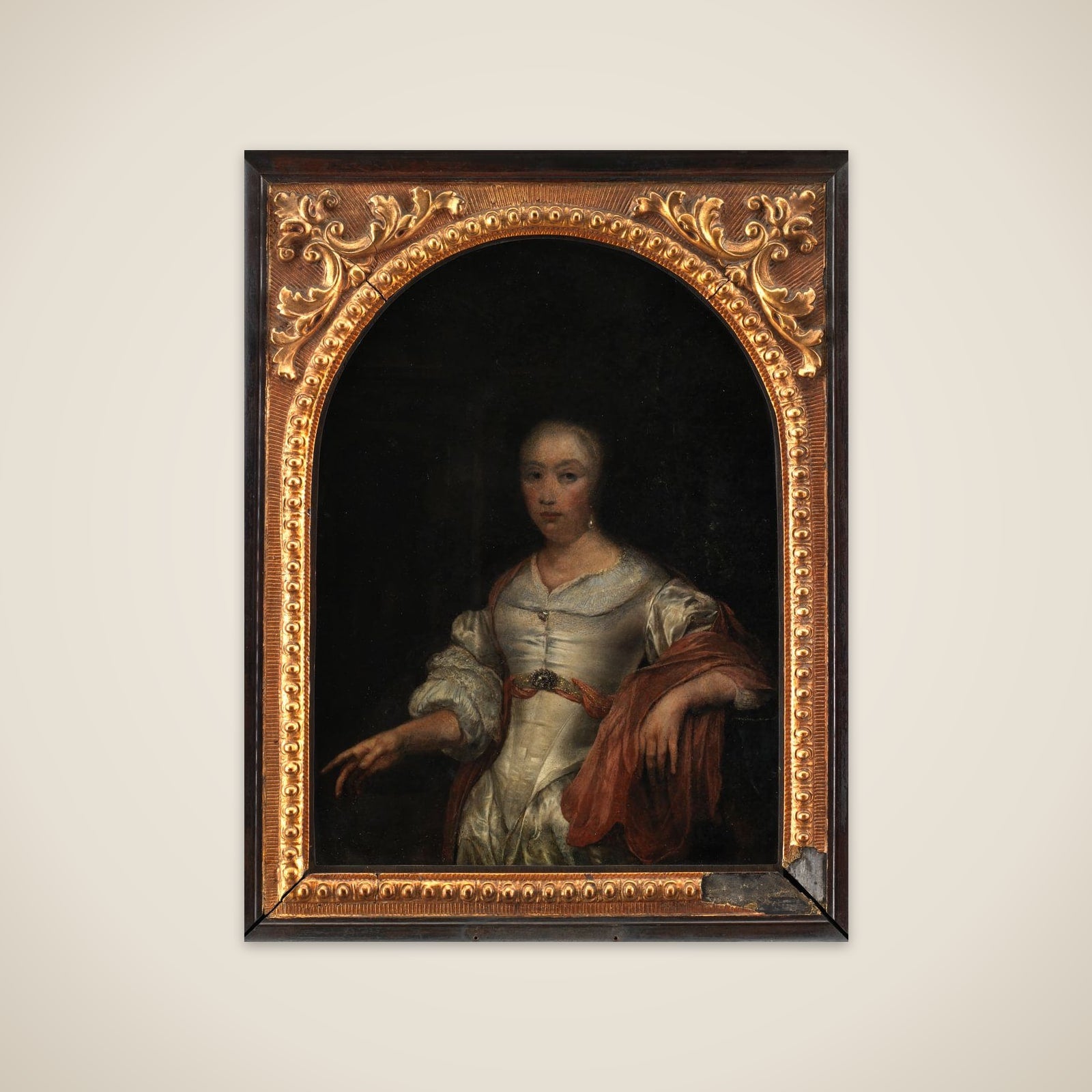 Dameportræt unframed print