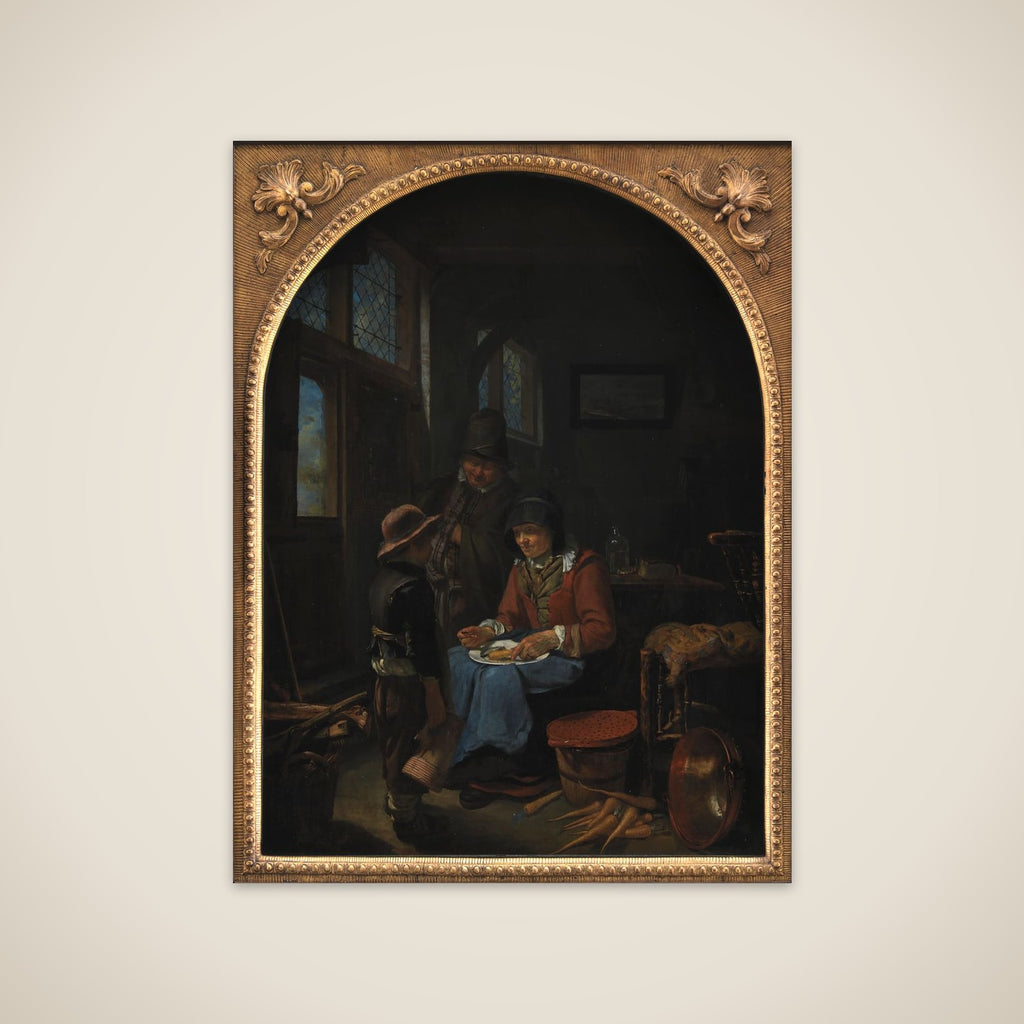 Drengen skal hente øl unframed print
