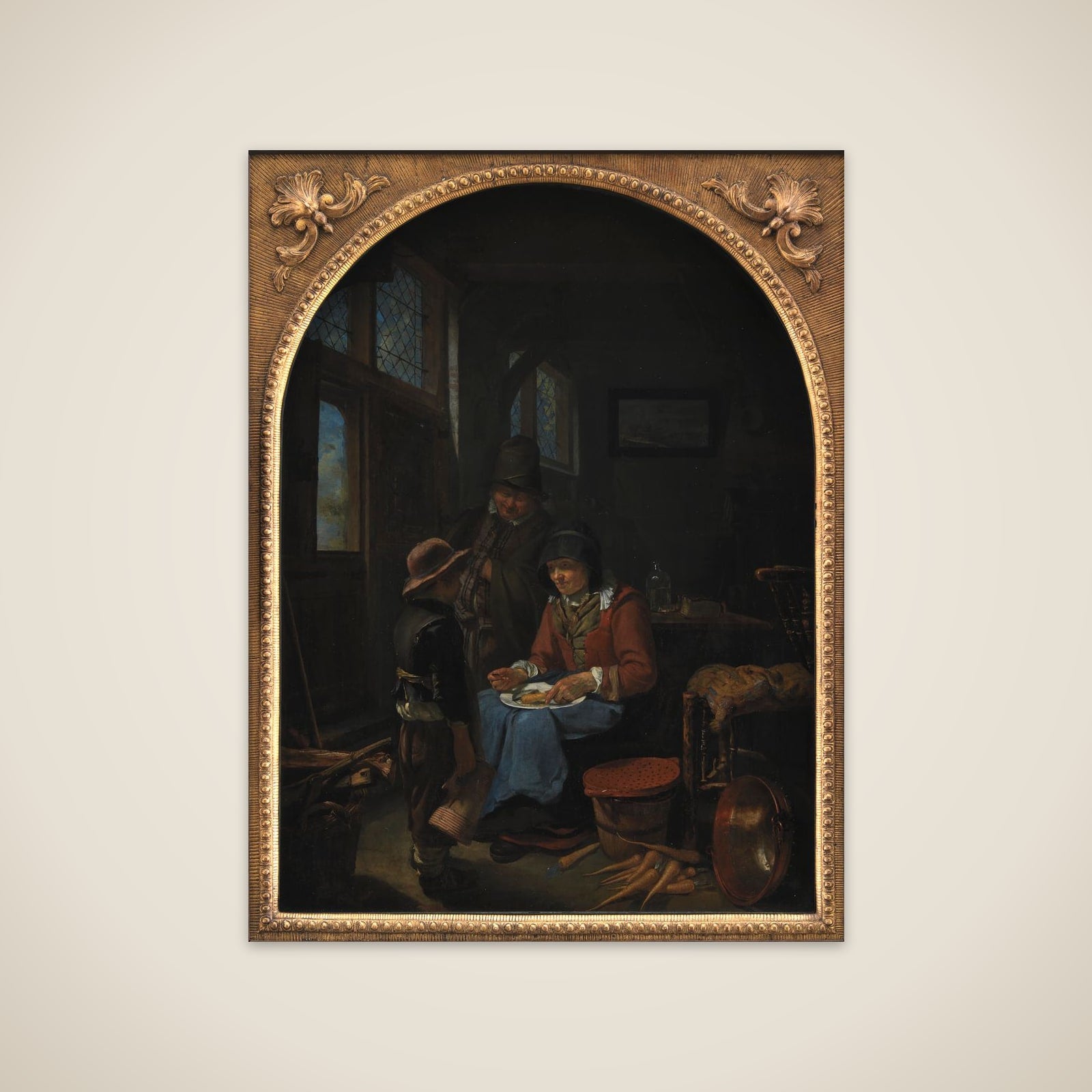Drengen skal hente øl unframed print