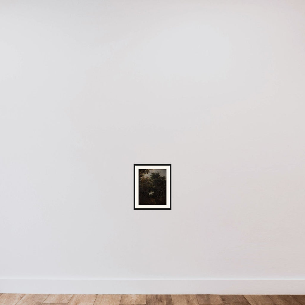 Vej i en egeskov framed — shown to scale