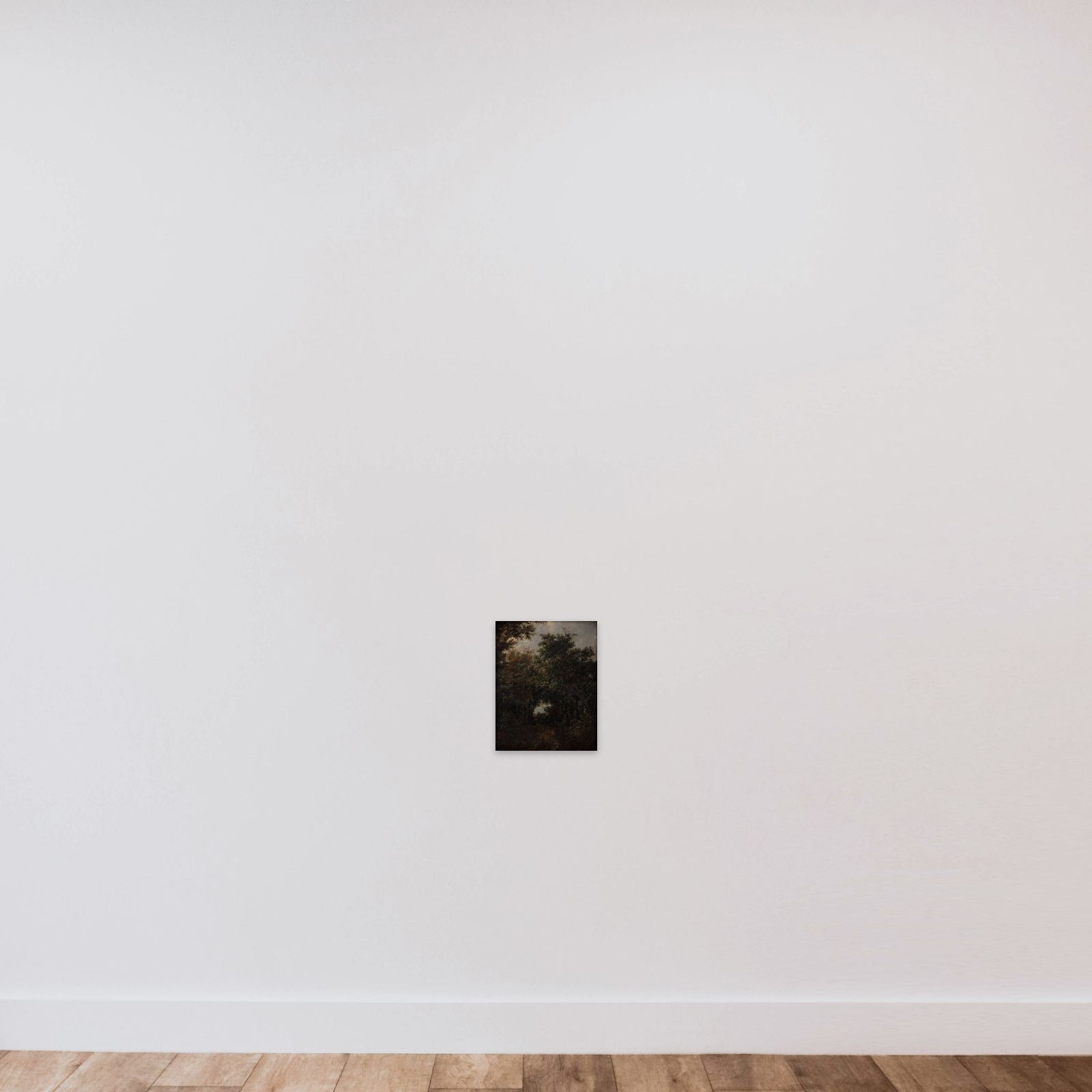 Vej i en egeskov unframed — shown to scale