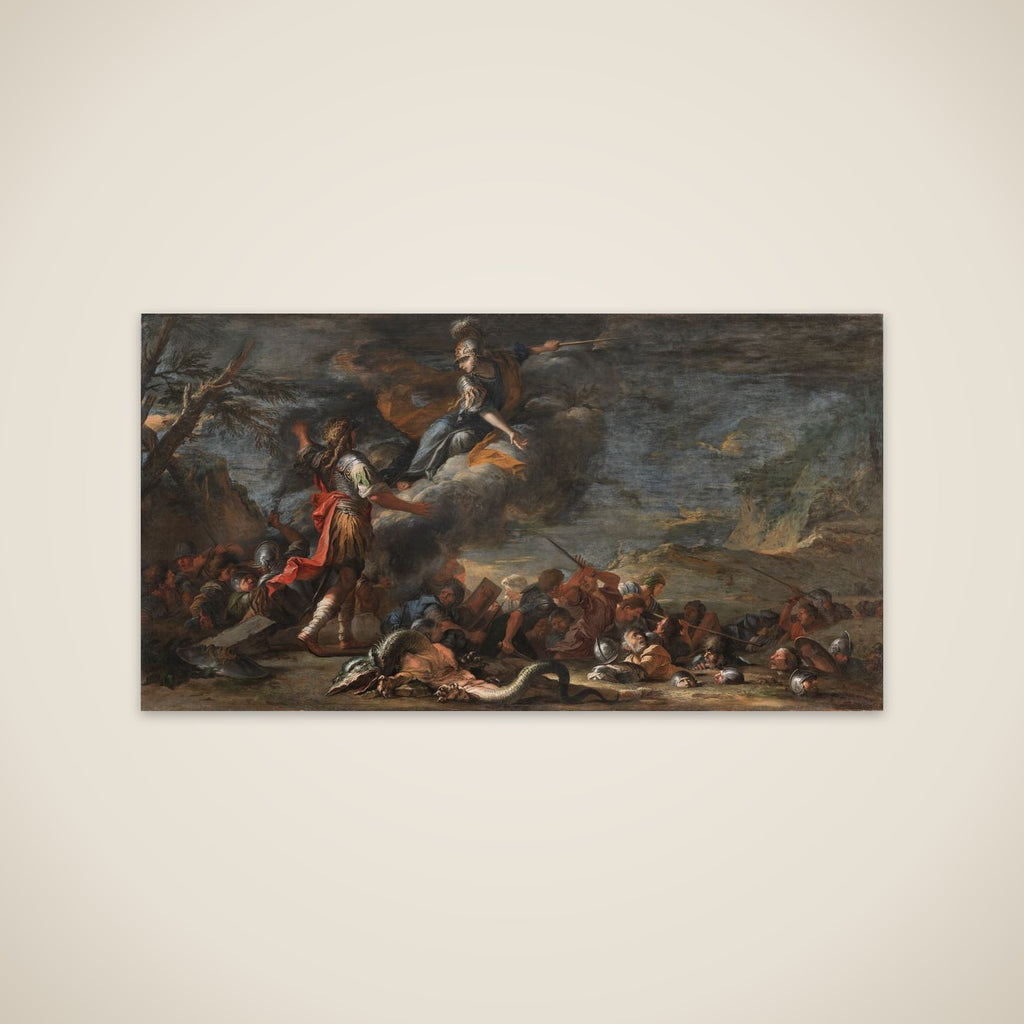 Byen Thebens grundlæggelse unframed print
