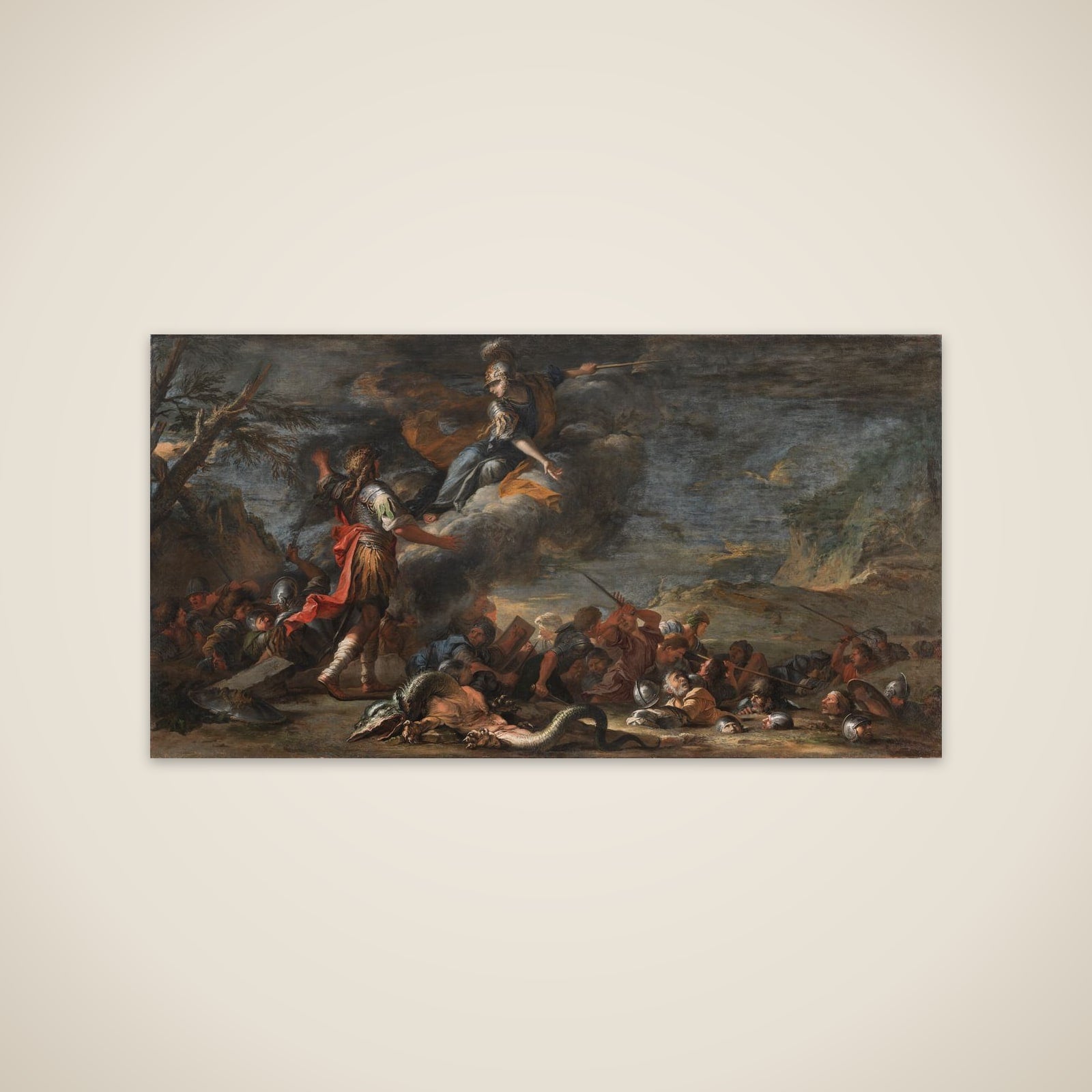 Byen Thebens grundlæggelse unframed print