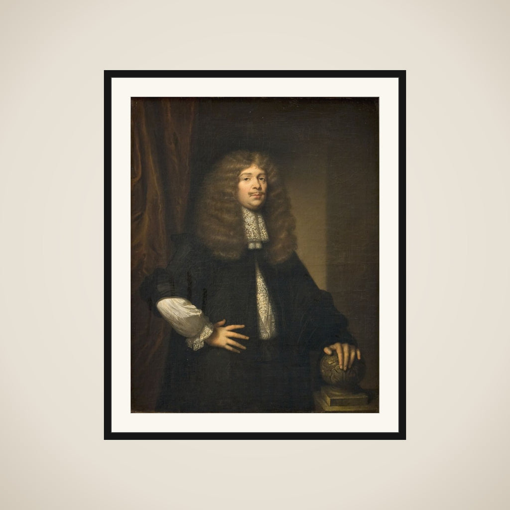 Portræt af Coenraad von Beuningen (1622-1693)?, borgmester i Amsterdam framed