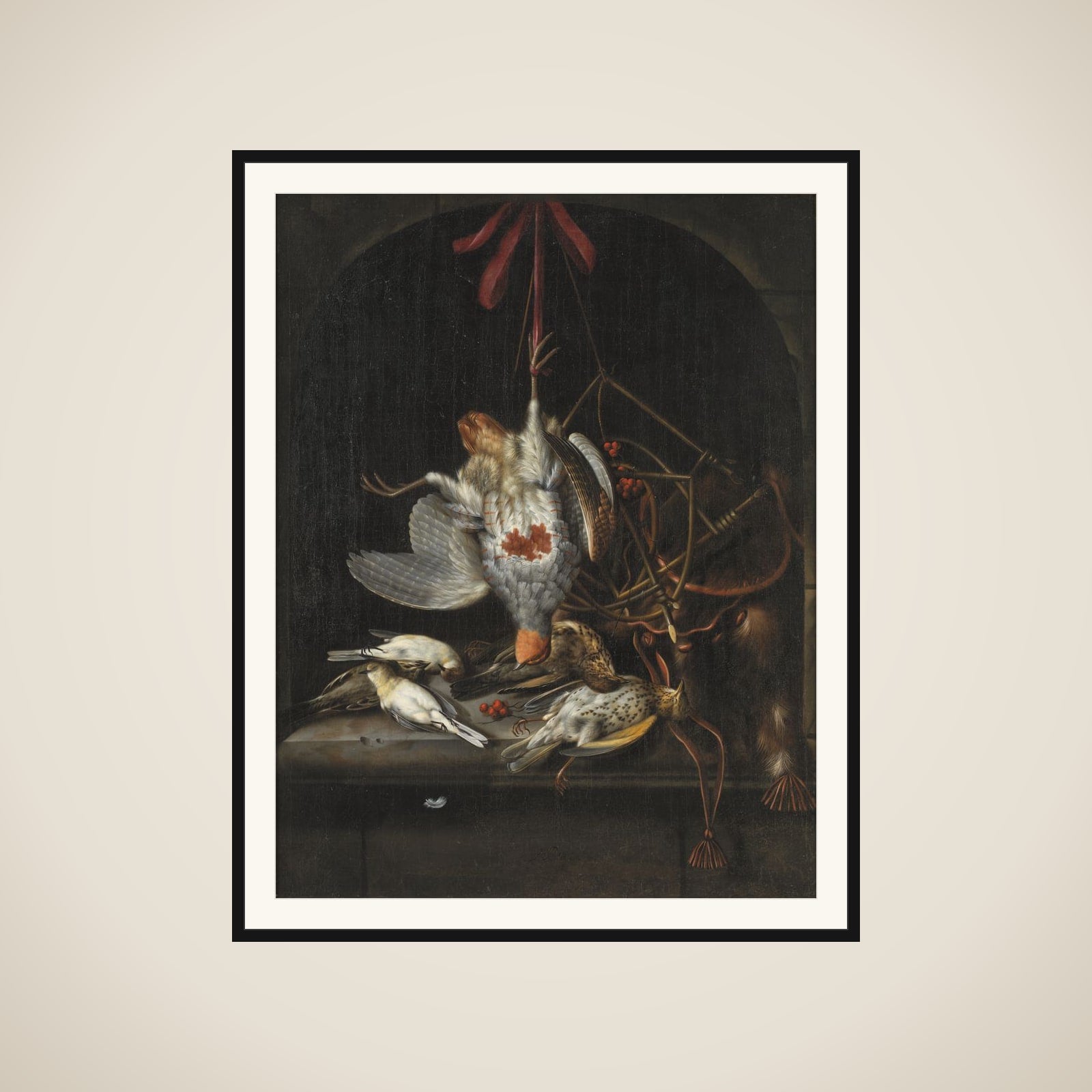 Dødt fuglevildt framed
