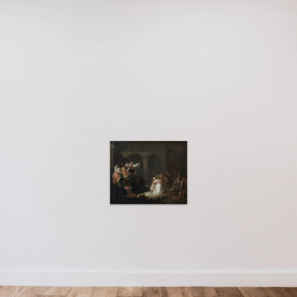 Et herresædes plyndring unframed — shown to scale