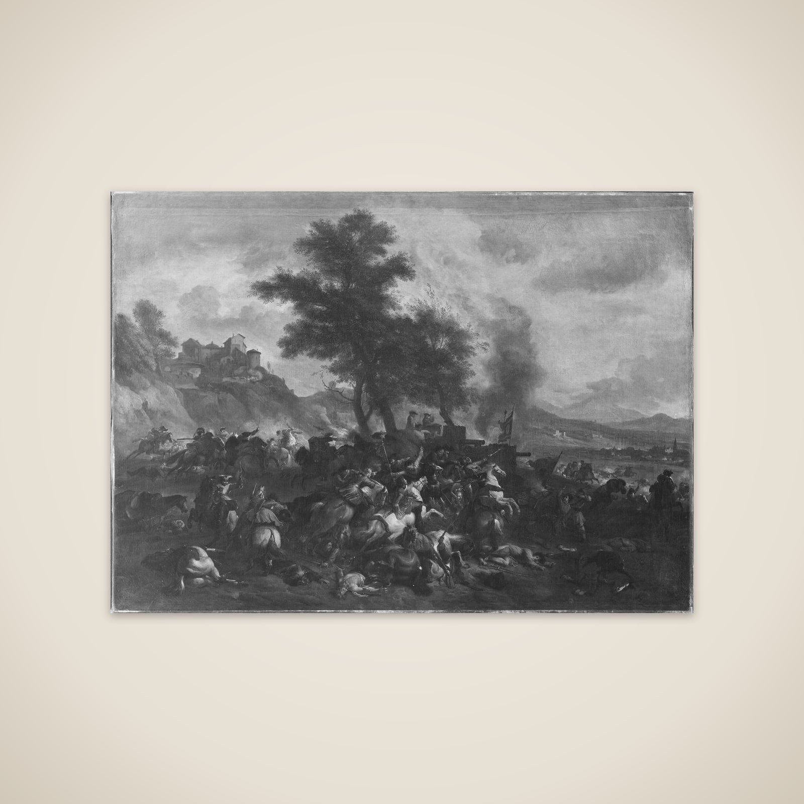 Prins Eugens slag ved Schellenberg unframed print