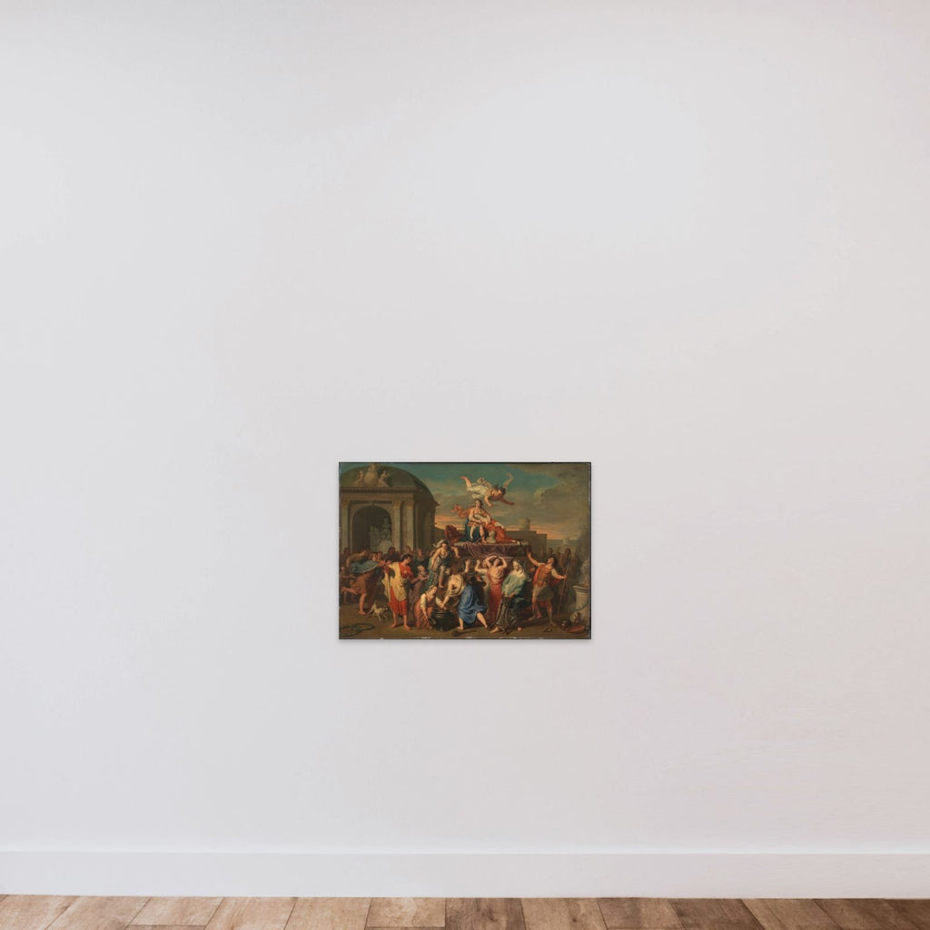 Didos død unframed — shown to scale
