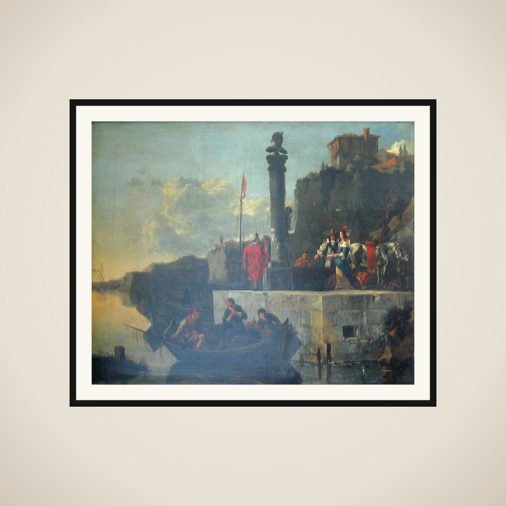 Italiensk søhavn framed