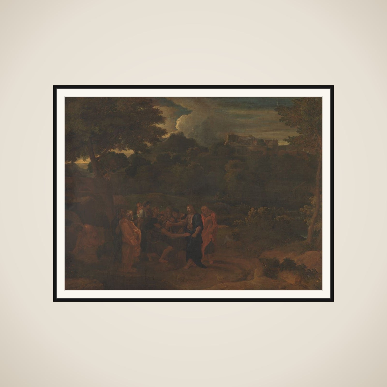 Kristus helbreder de to blinde ved Jericho framed