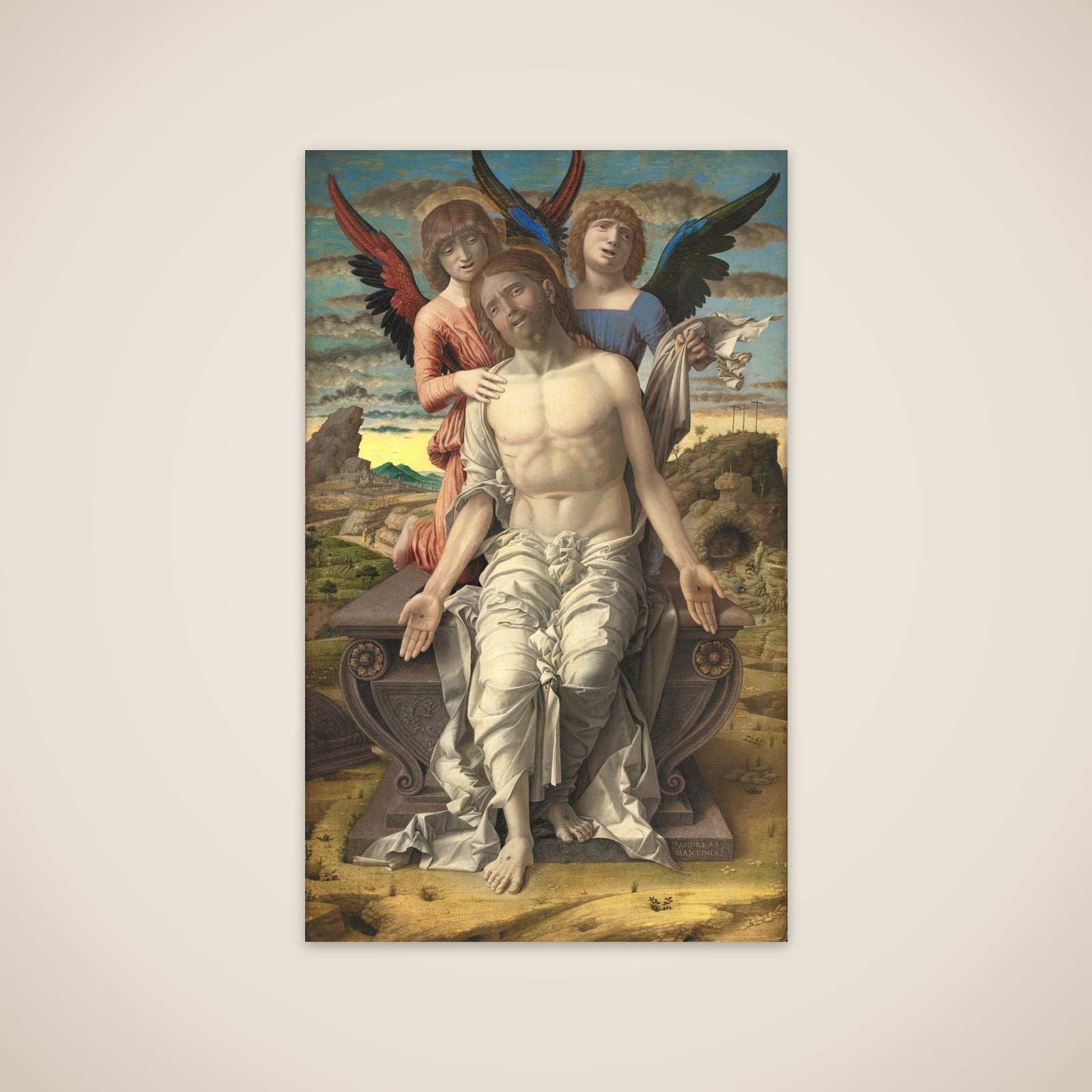 Kristus som den lidende frelser unframed print