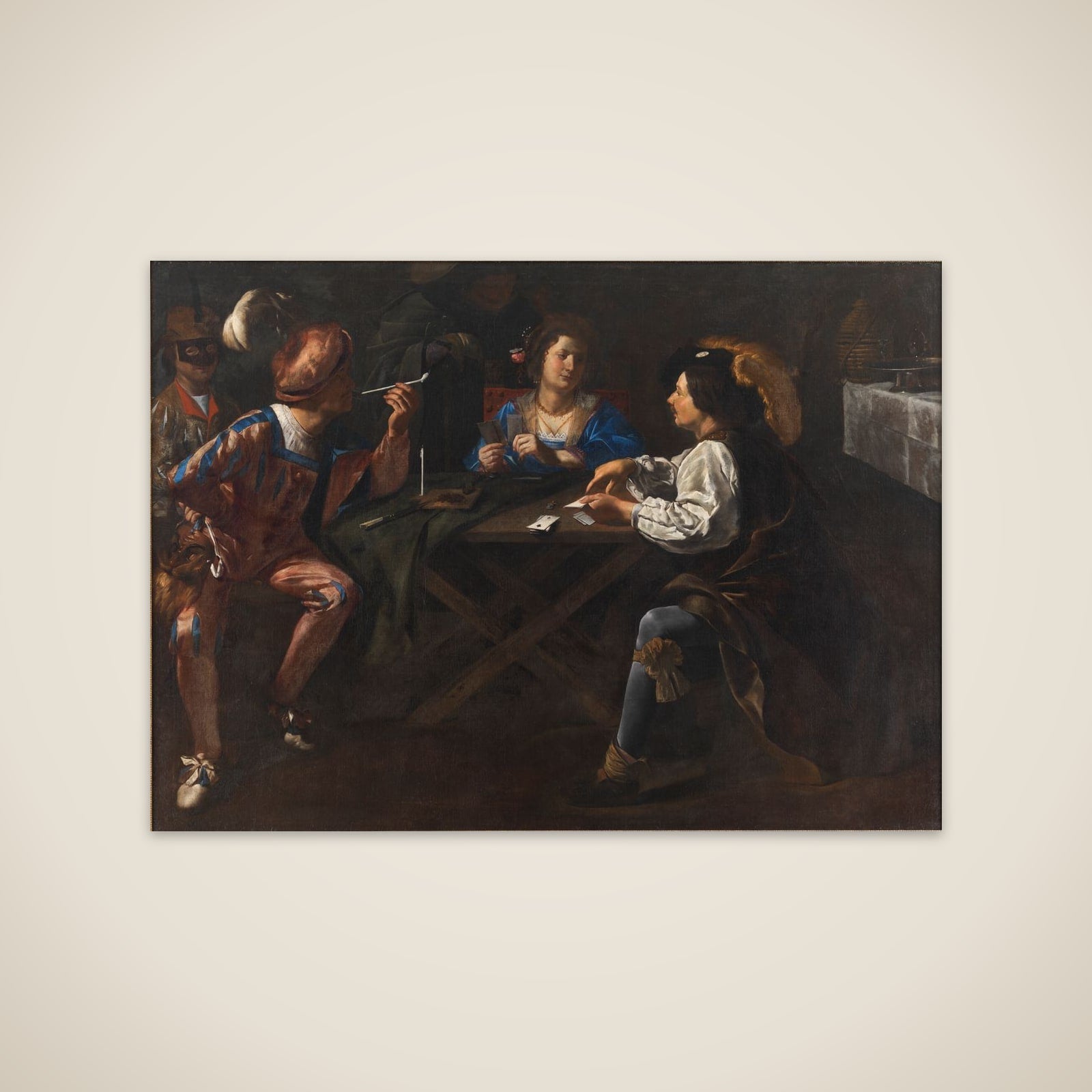Kortspillere unframed print