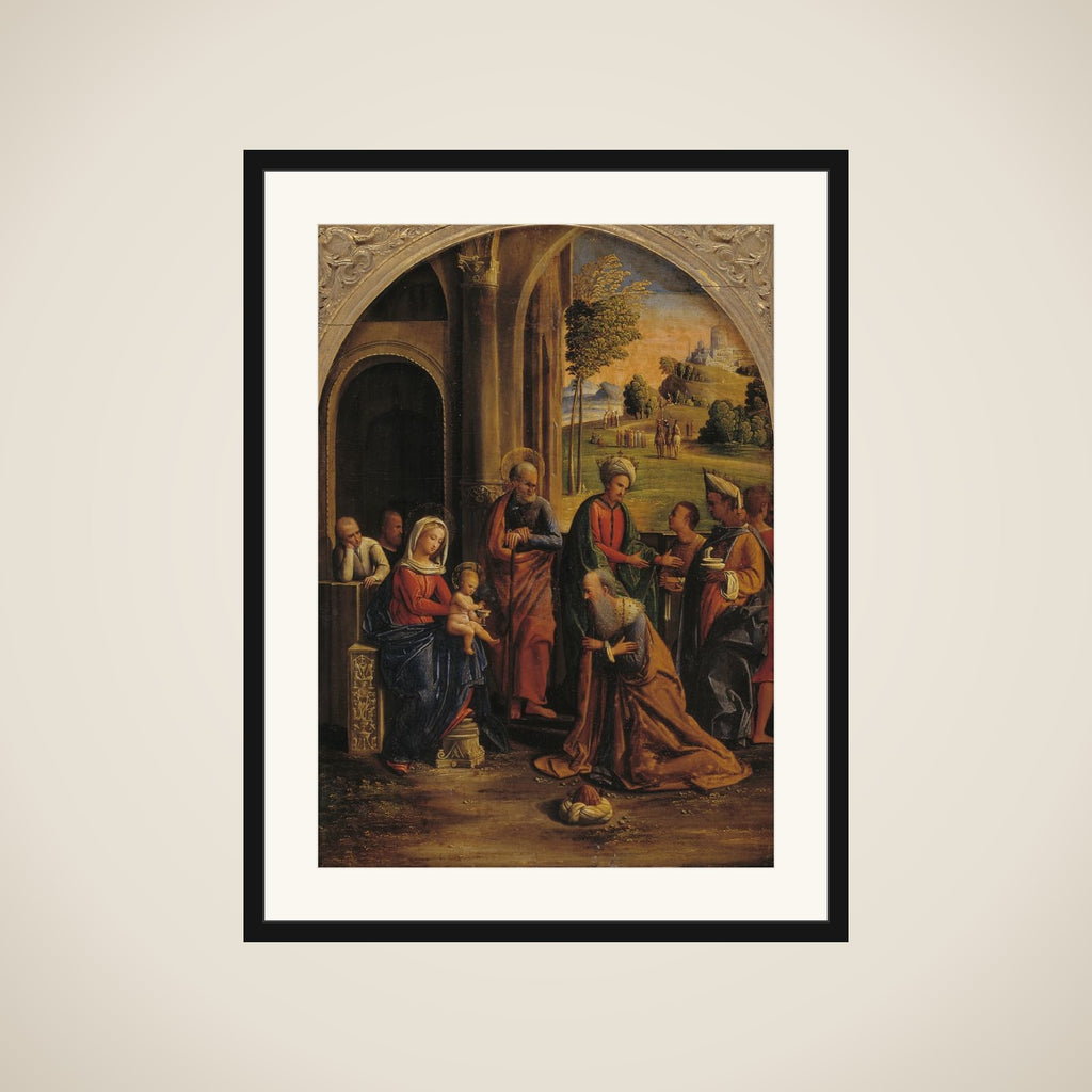 Kongernes tilbedelse framed
