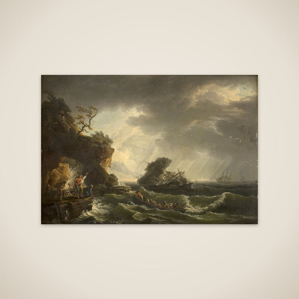Et skibbrud unframed print