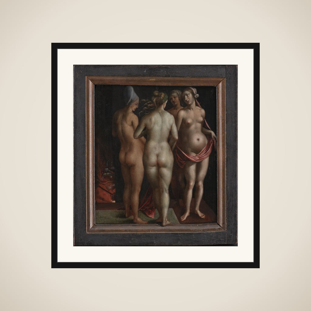 Venus og de tre gratier framed