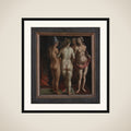 Venus og de tre gratier framed
